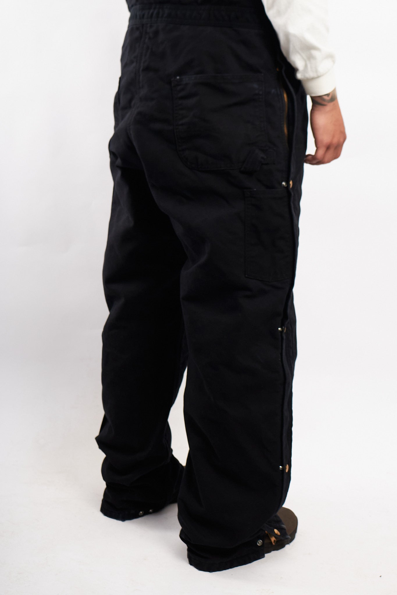 2000 Vintage Carhartt Black Baggy Carpenter Overall (M/L)