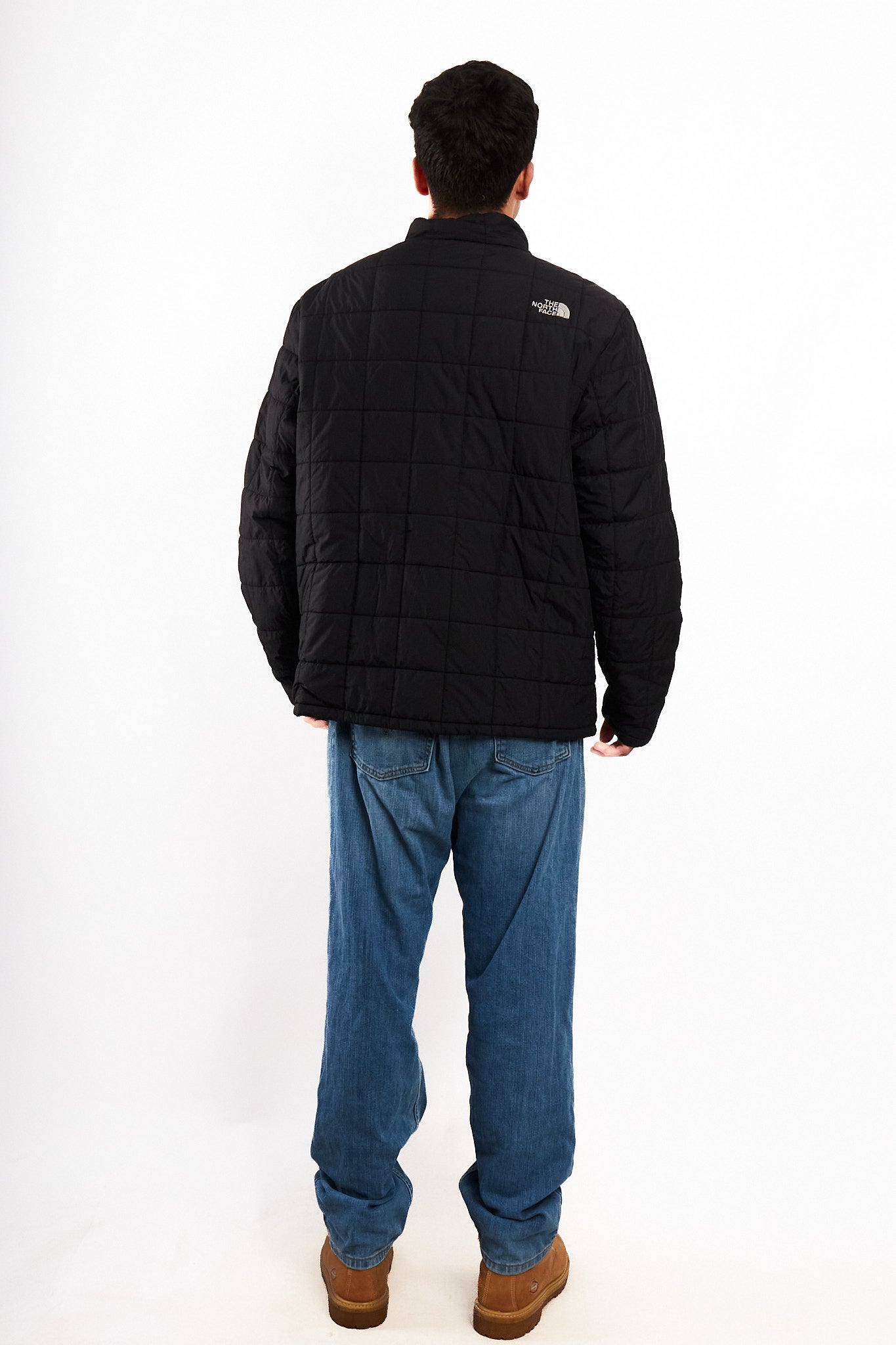 2000 Vintage North Face Graphite Puffer Jacket (L/XL)