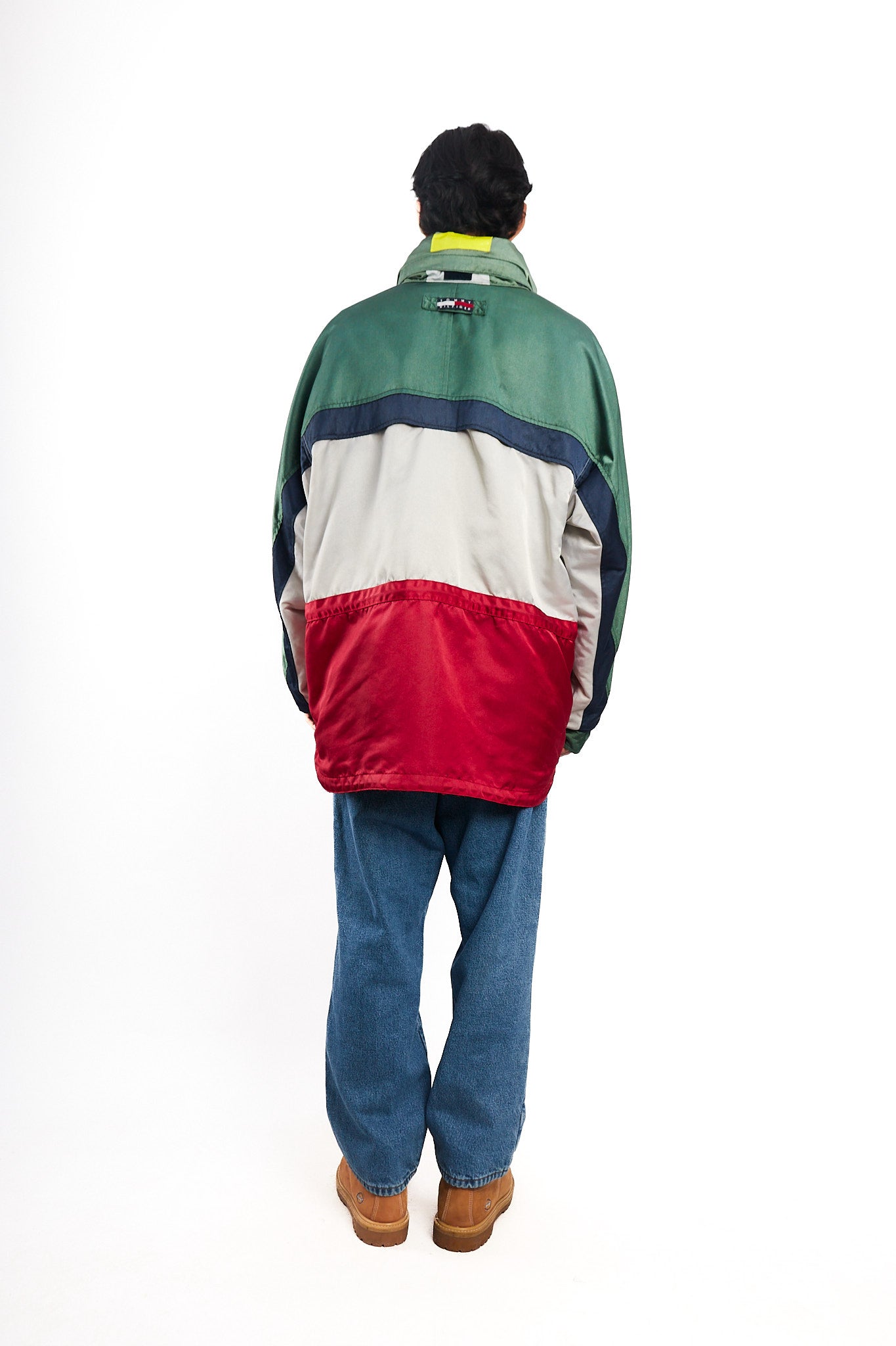 1990 Vintage Tommy Sailing Gear Colorblock Padded Jacket (L/XL)