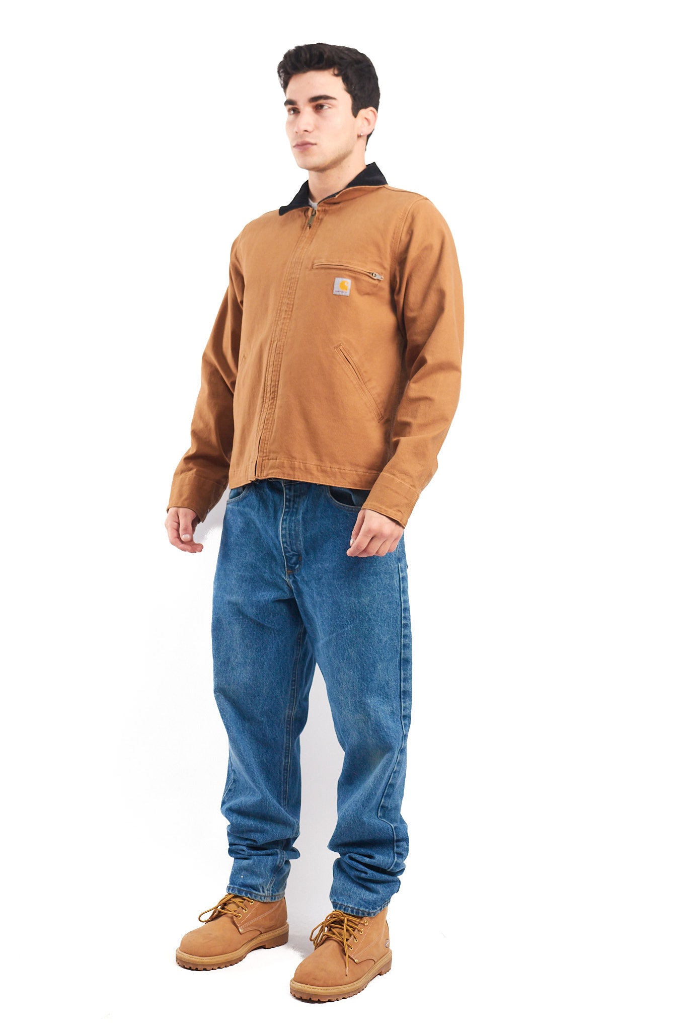 Carhartt USA Rugged Flex Hamilton Brown Detroit Jacket (S/M)