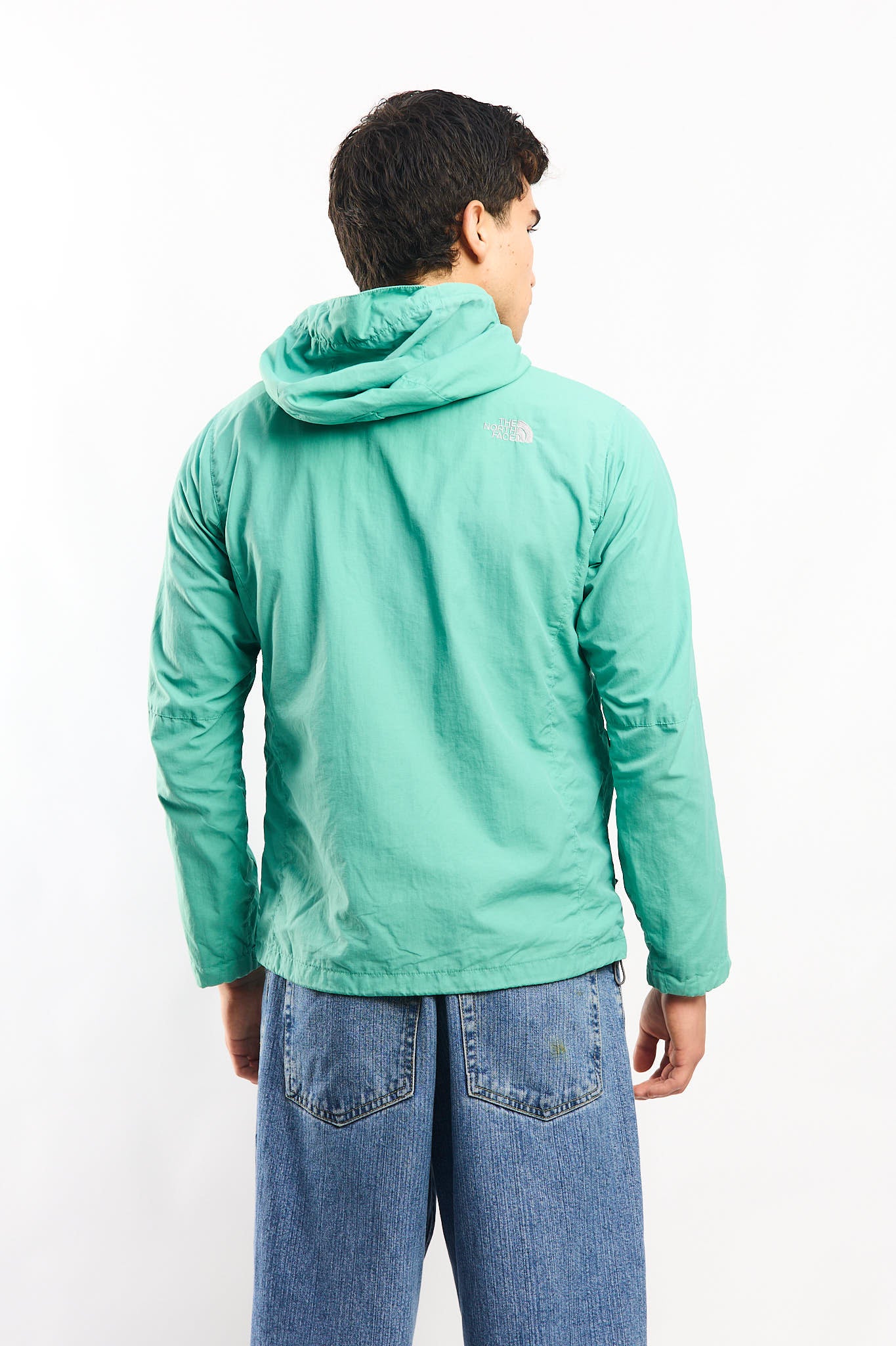 1990 The North Face Pastel Green Impermeable Jacket (S/M)