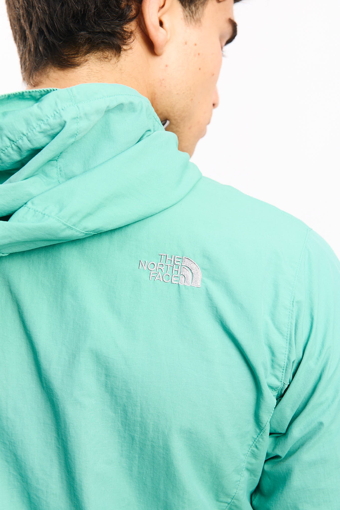 1990 The North Face Pastel Green Impermeable Jacket (S/M)