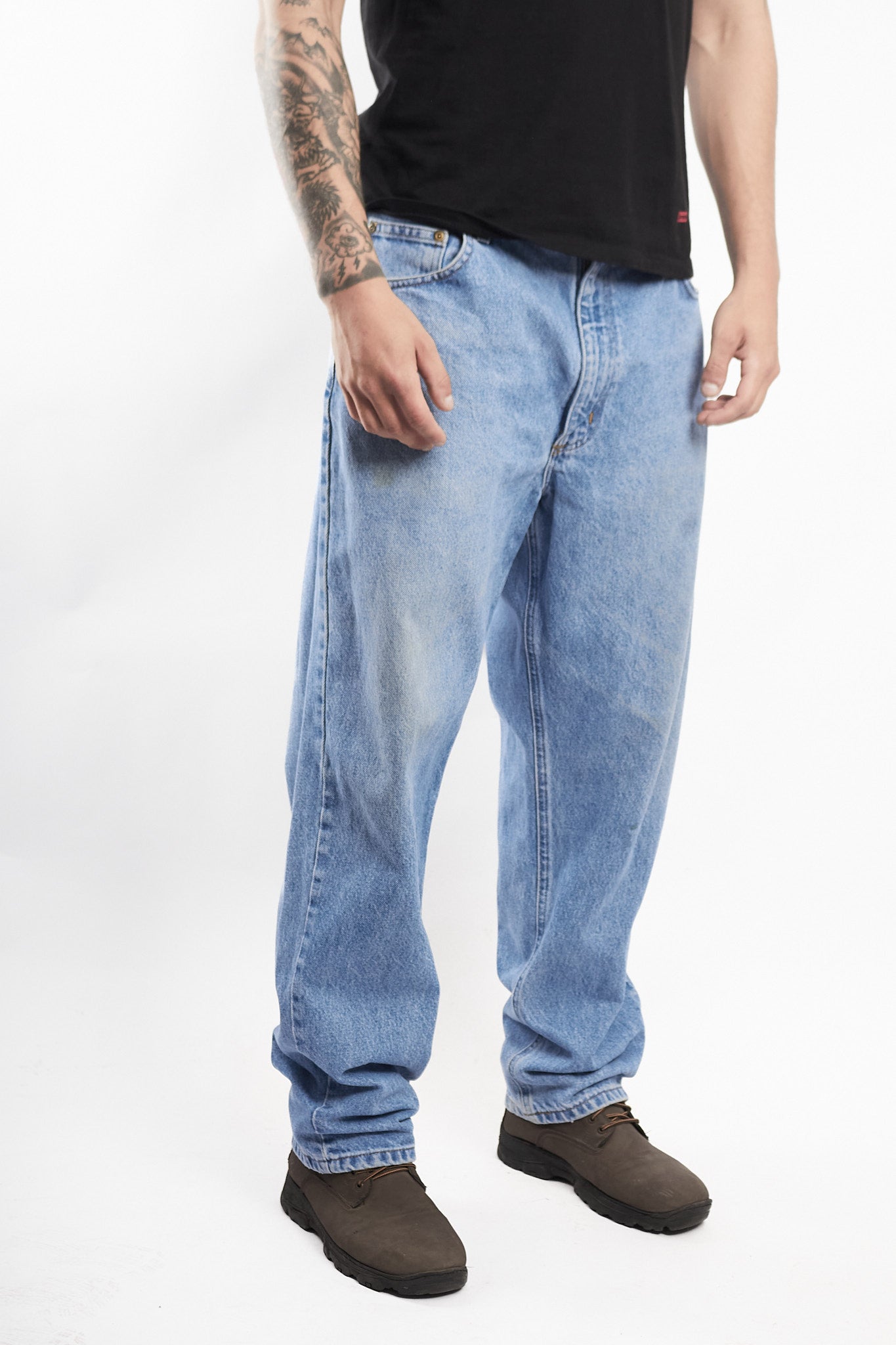 Carhartt Light Vintage Blue Baggy Jean (34)