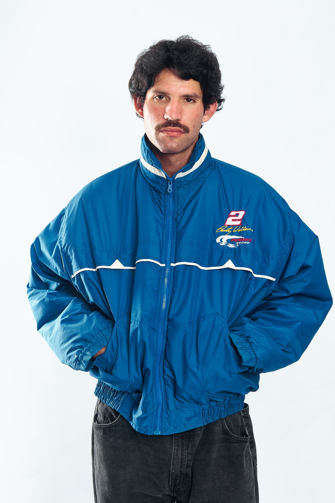 2000 Nascar Rusty Wallace Padded Jacket (XL)