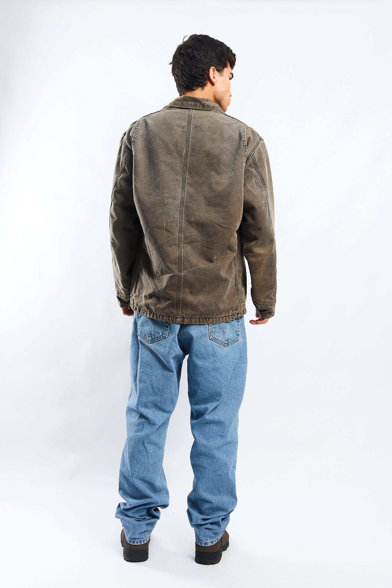 Vintage Carhartt Moss Green Michigan Chore Coat (M/L)