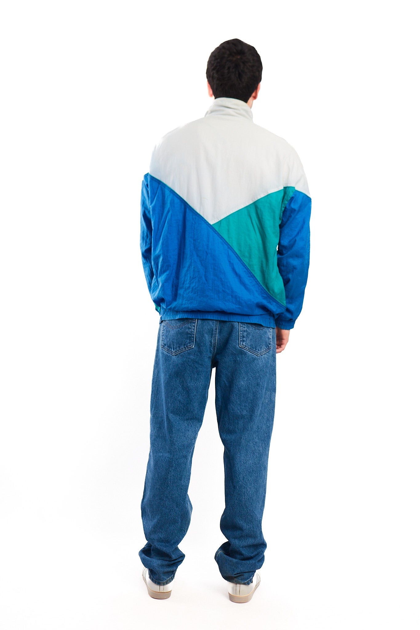 1990 Adidas Vintage Colorblock Retro Jacket (M/L)