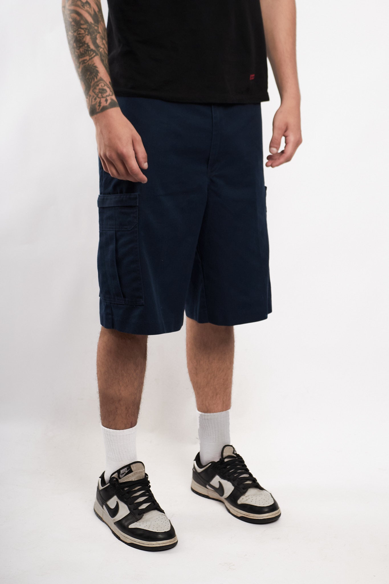 2000 Dickies Navy Cargo Work Short (34)