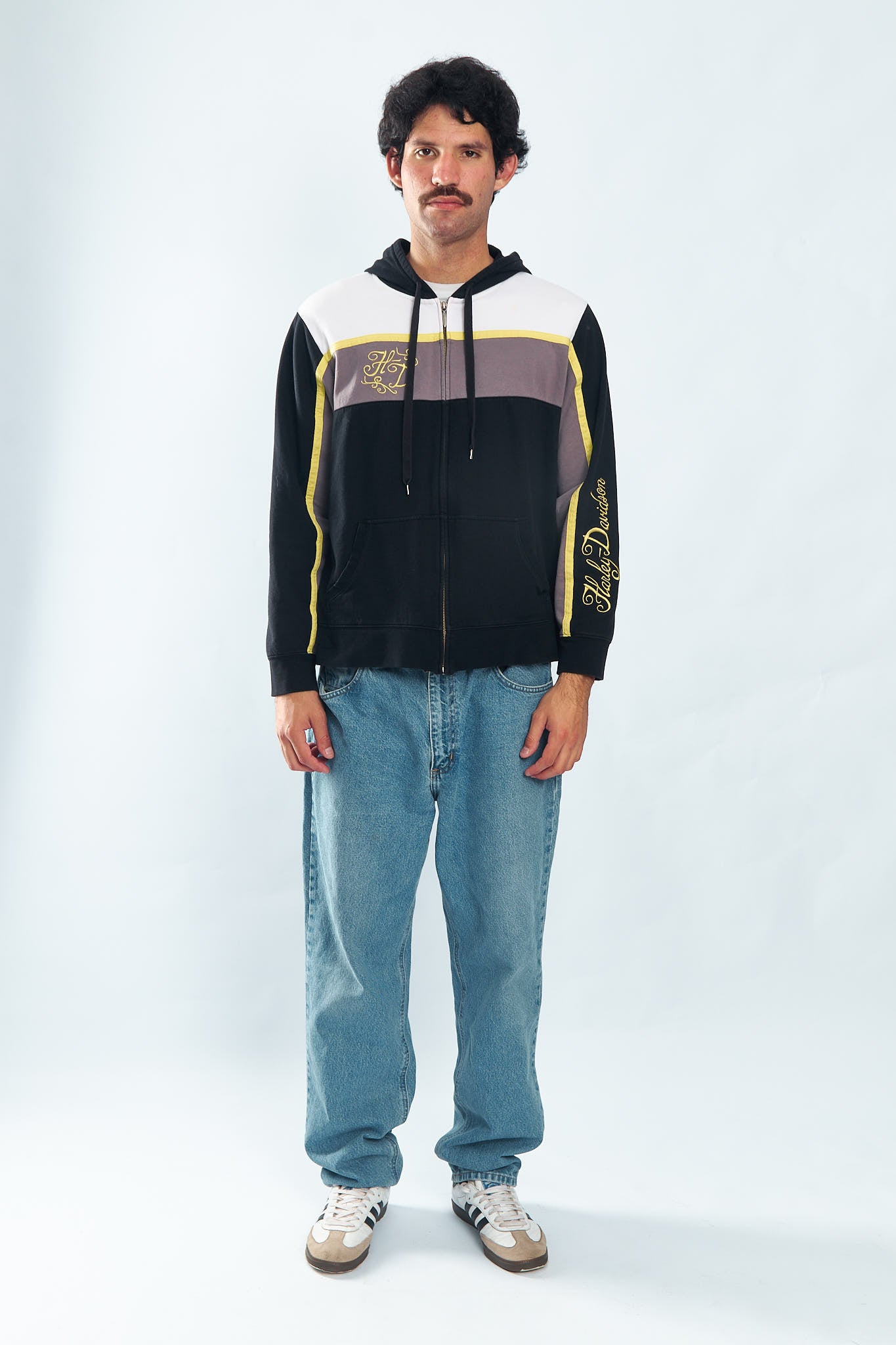 Y2K Harley Davidson Cotton Jacket (S/M)