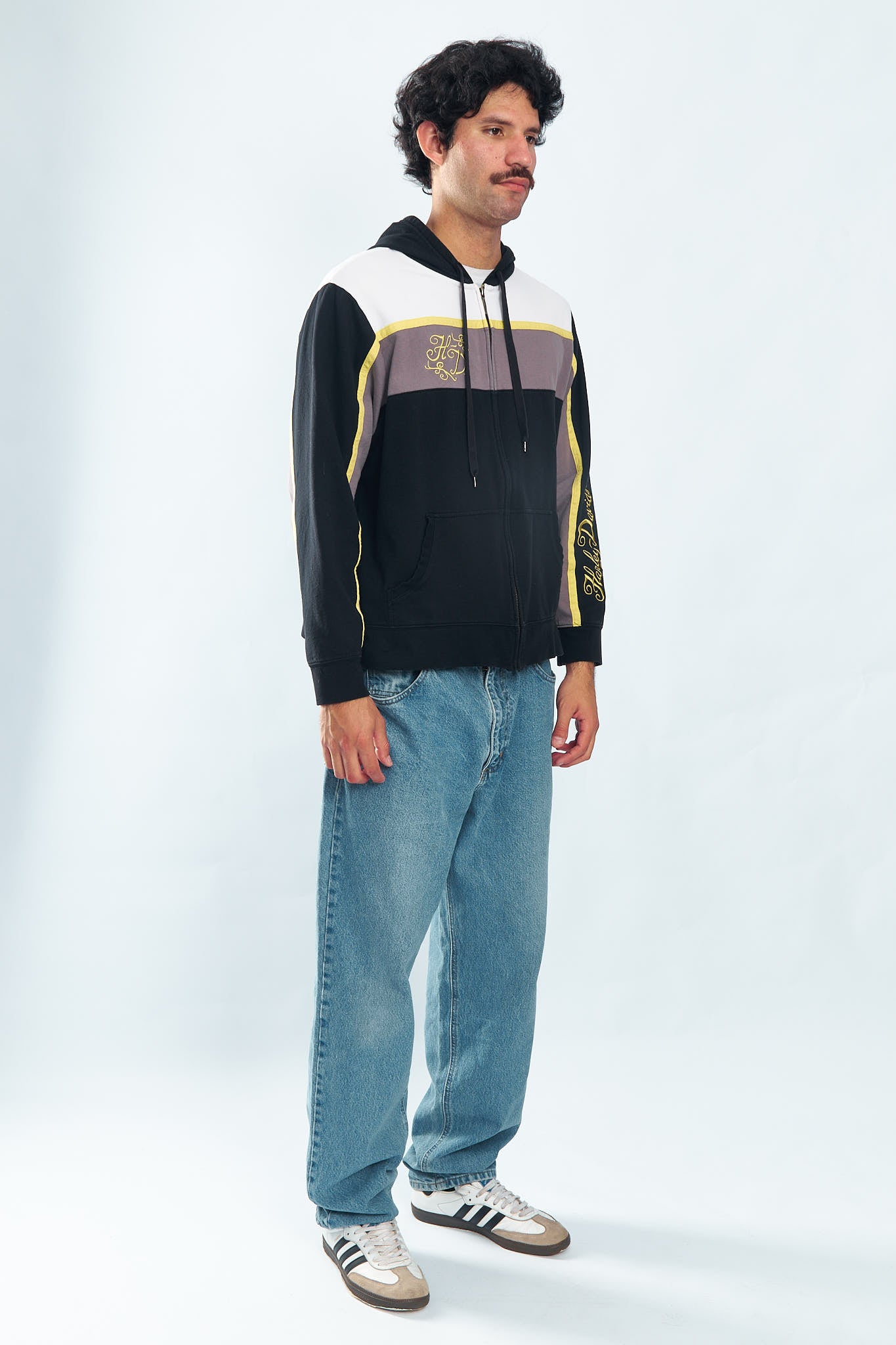 Y2K Harley Davidson Cotton Jacket (S/M)