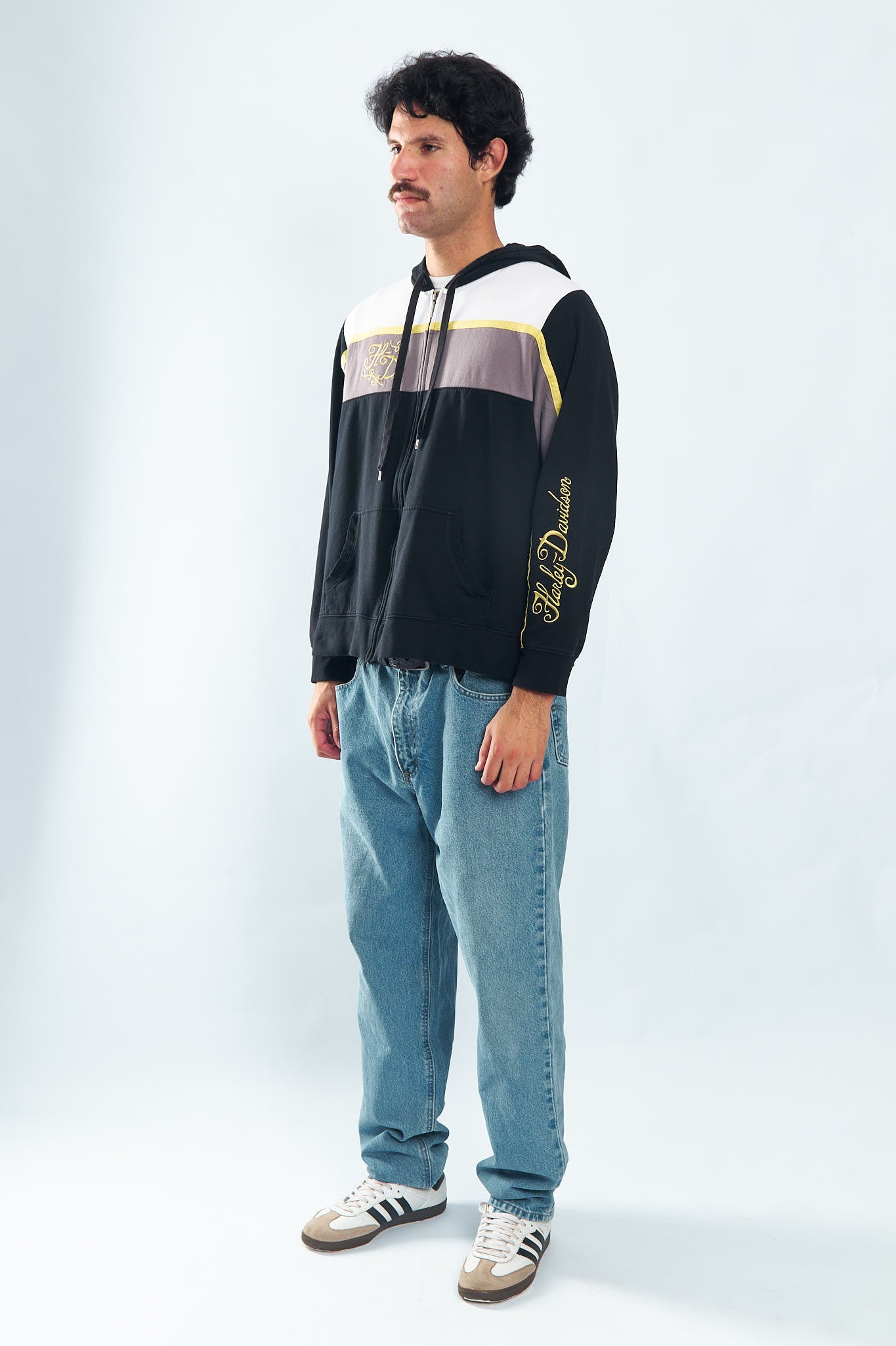 Y2K Harley Davidson Cotton Jacket (S/M)