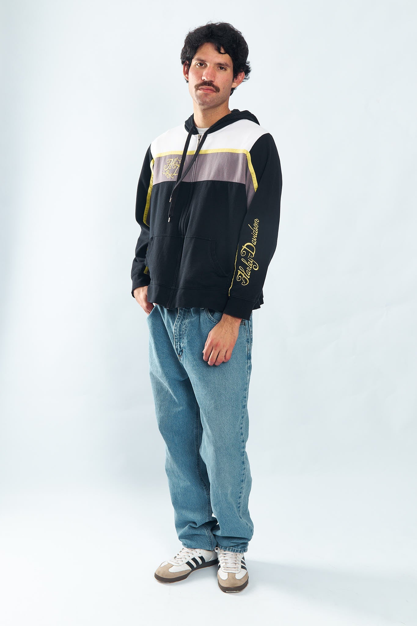Y2K Harley Davidson Cotton Jacket (S/M)