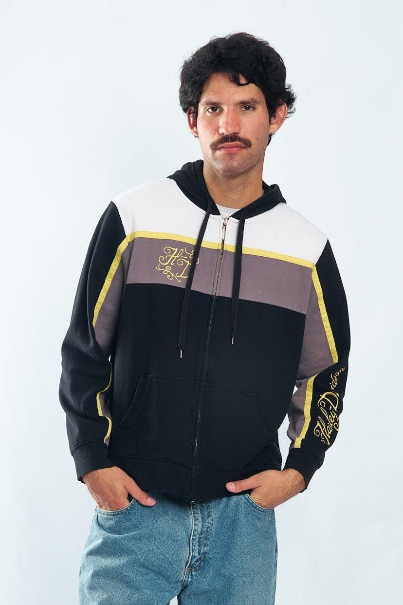 Y2K Harley Davidson Cotton Jacket (S/M)