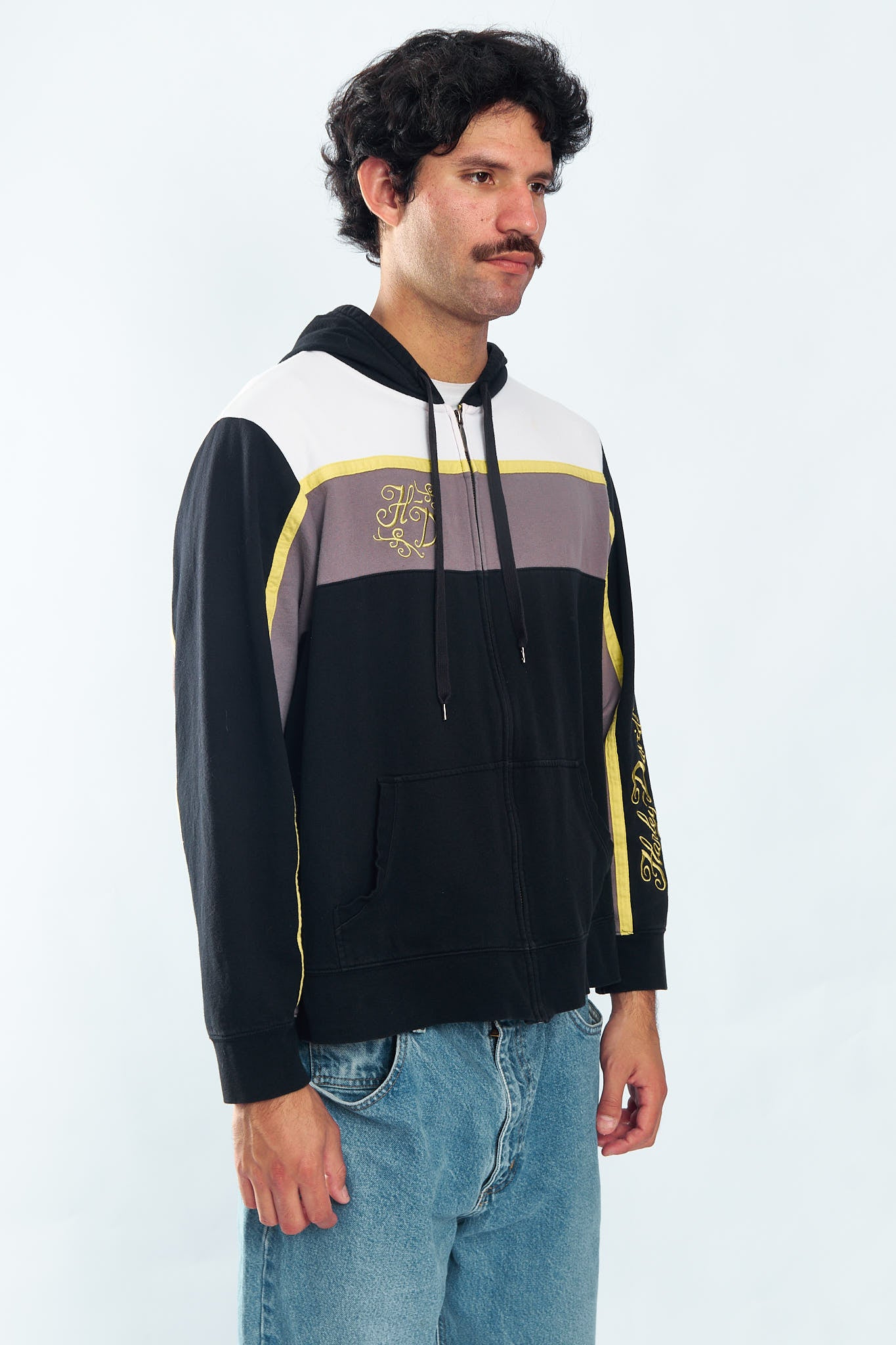 Y2K Harley Davidson Cotton Jacket (S/M)