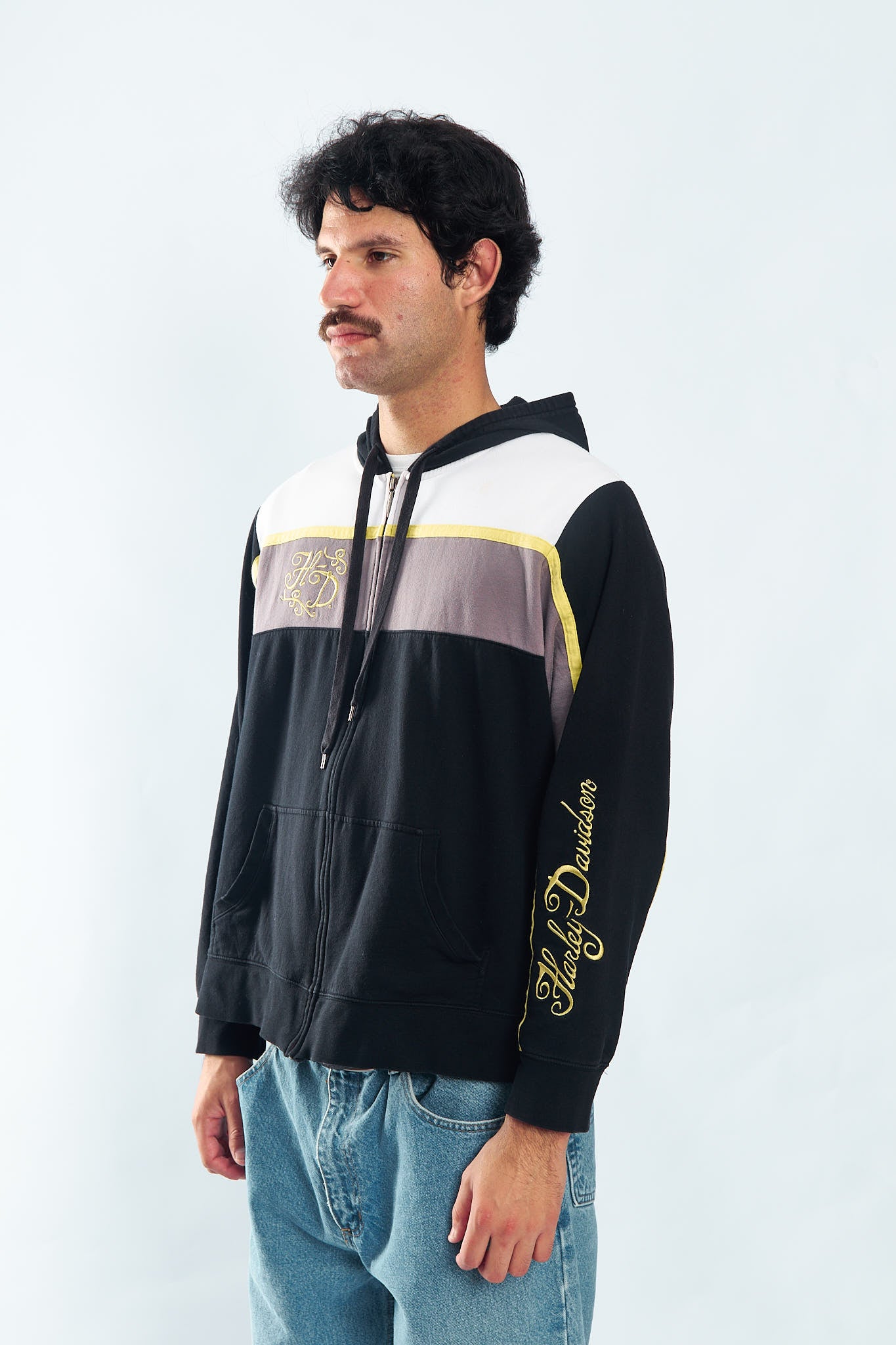 Y2K Harley Davidson Cotton Jacket (S/M)