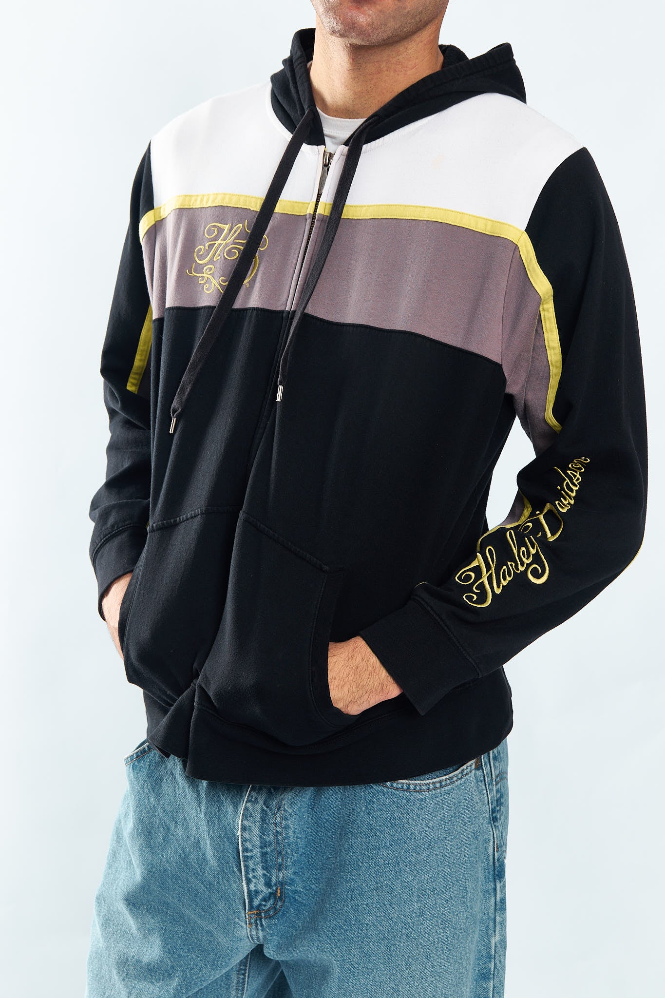 Y2K Harley Davidson Cotton Jacket (S/M)