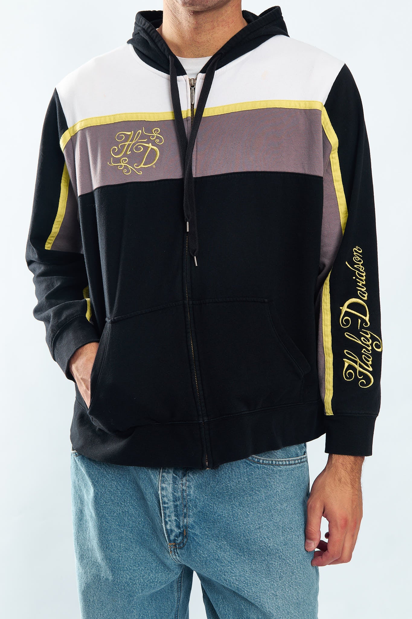 Y2K Harley Davidson Cotton Jacket (S/M)