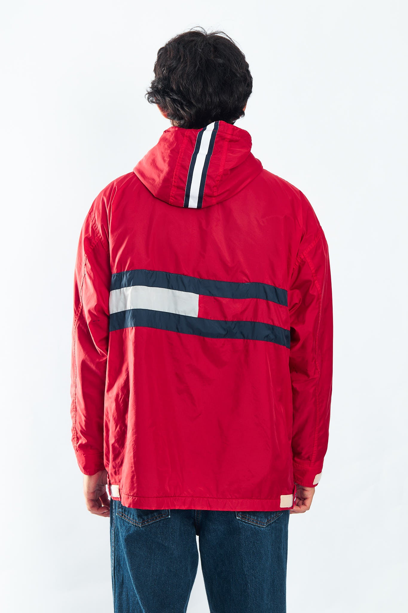 1990 Tommy Jeans Flag Quarter Zip Jacket (M/L)