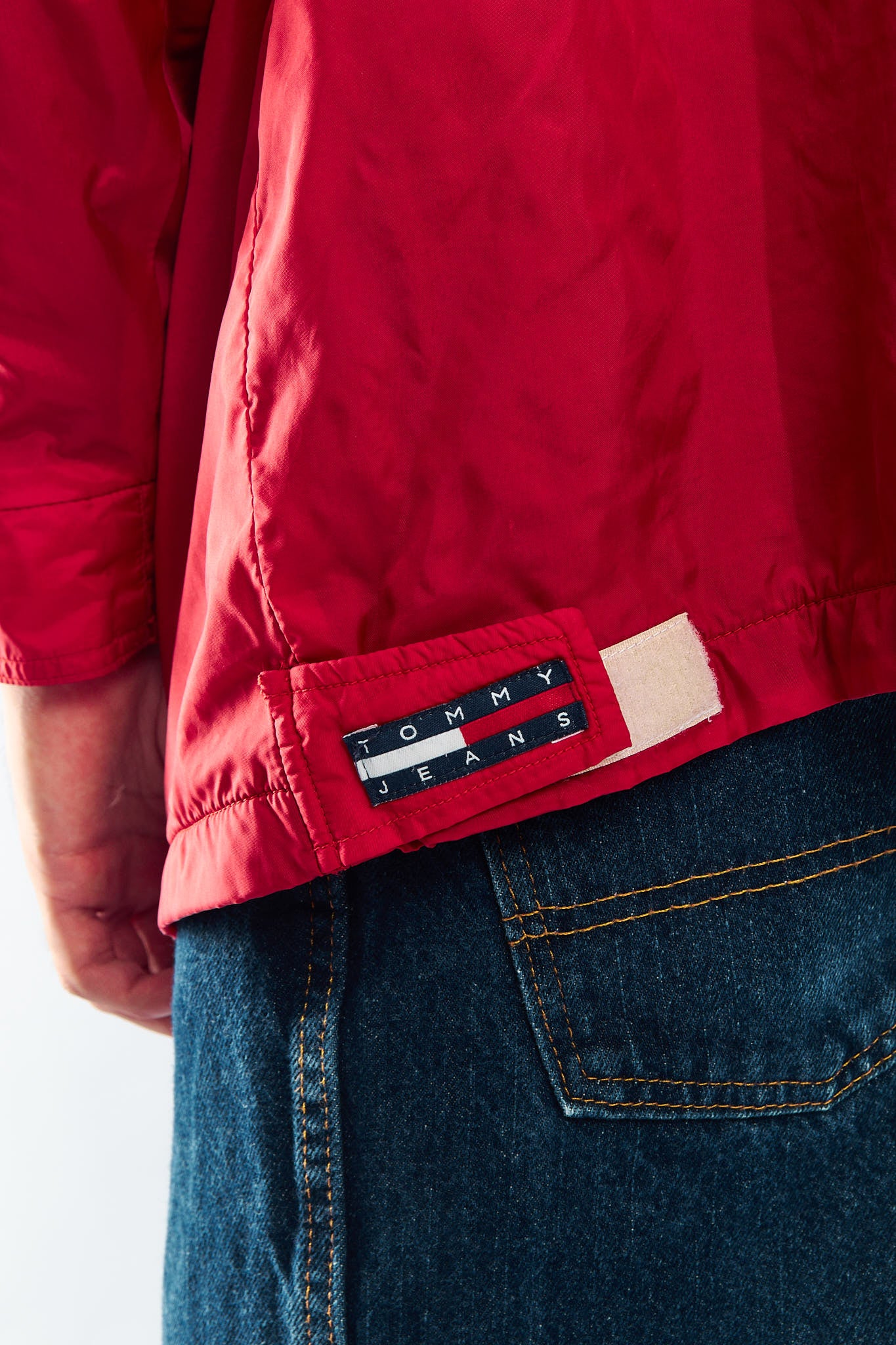 1990 Tommy Jeans Flag Quarter Zip Jacket (M/L)