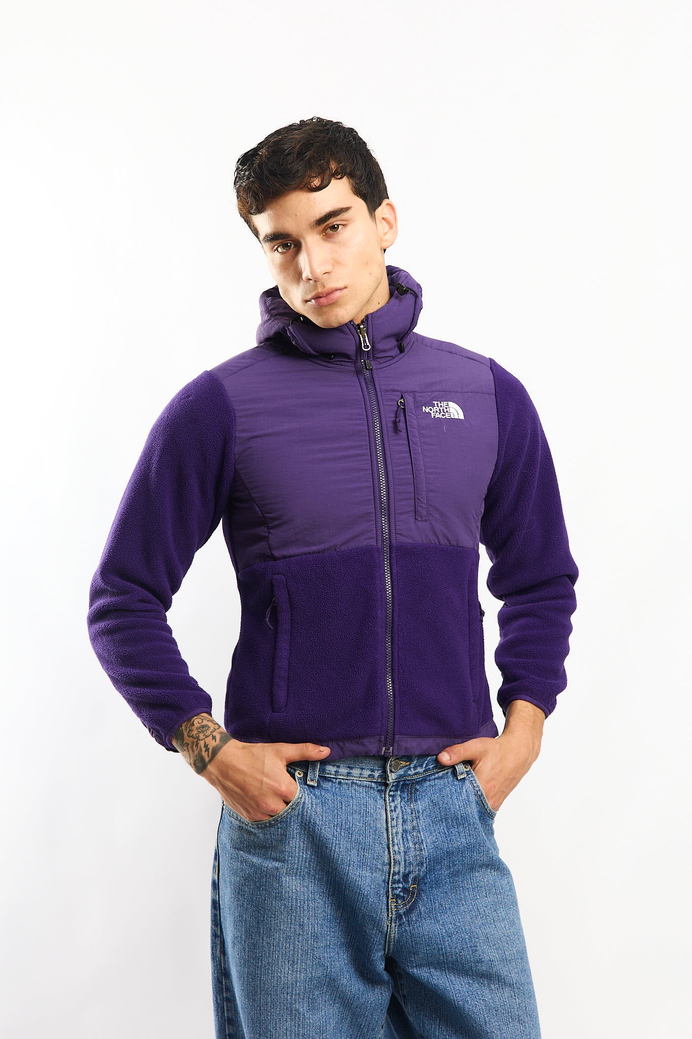 2000 The North face Denali Hooded Jacket (S)