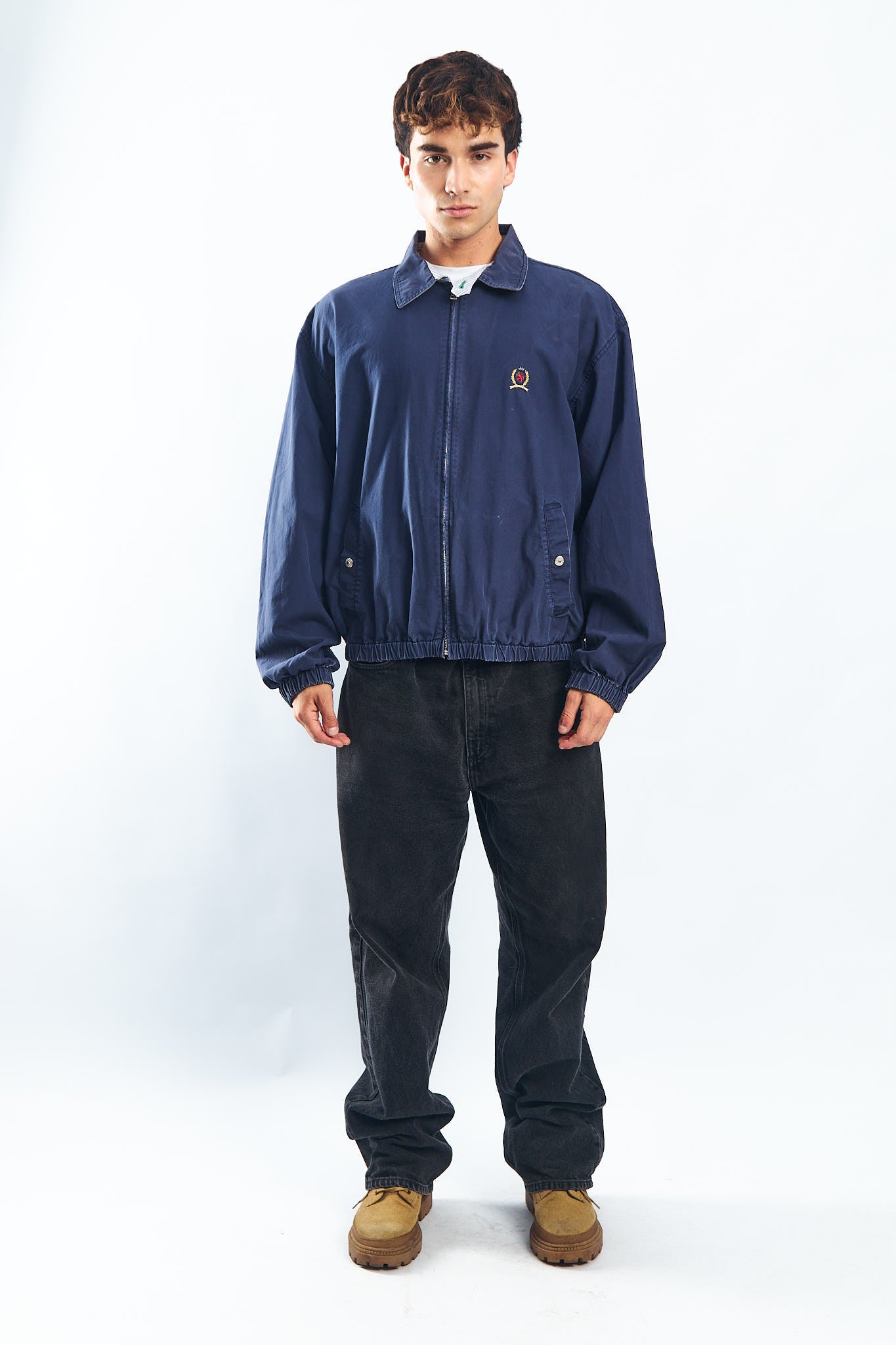 1990 Tommy Vintage Lion Harrington Jacket (L/XL)