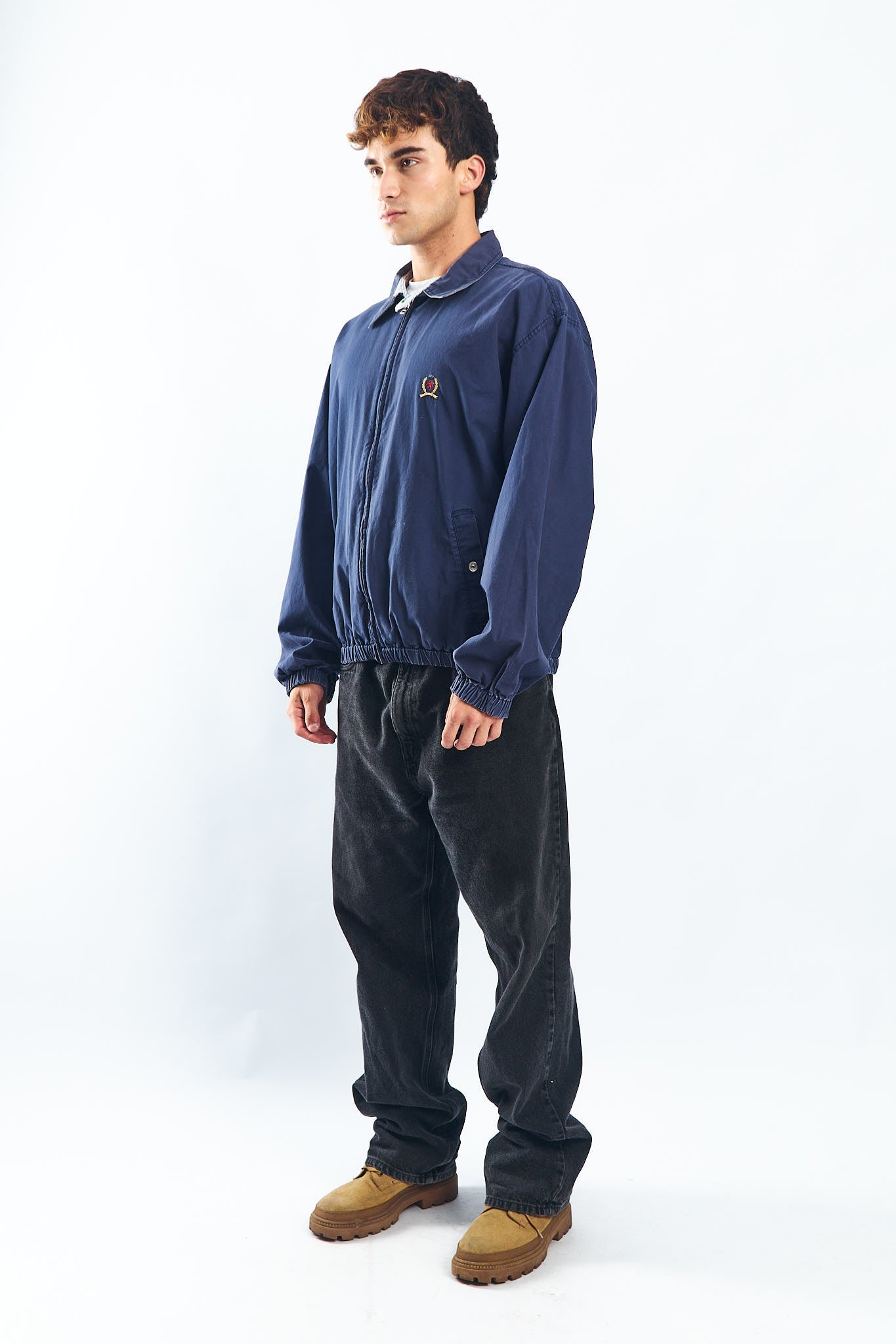 1990 Tommy Vintage Lion Harrington Jacket (L/XL)