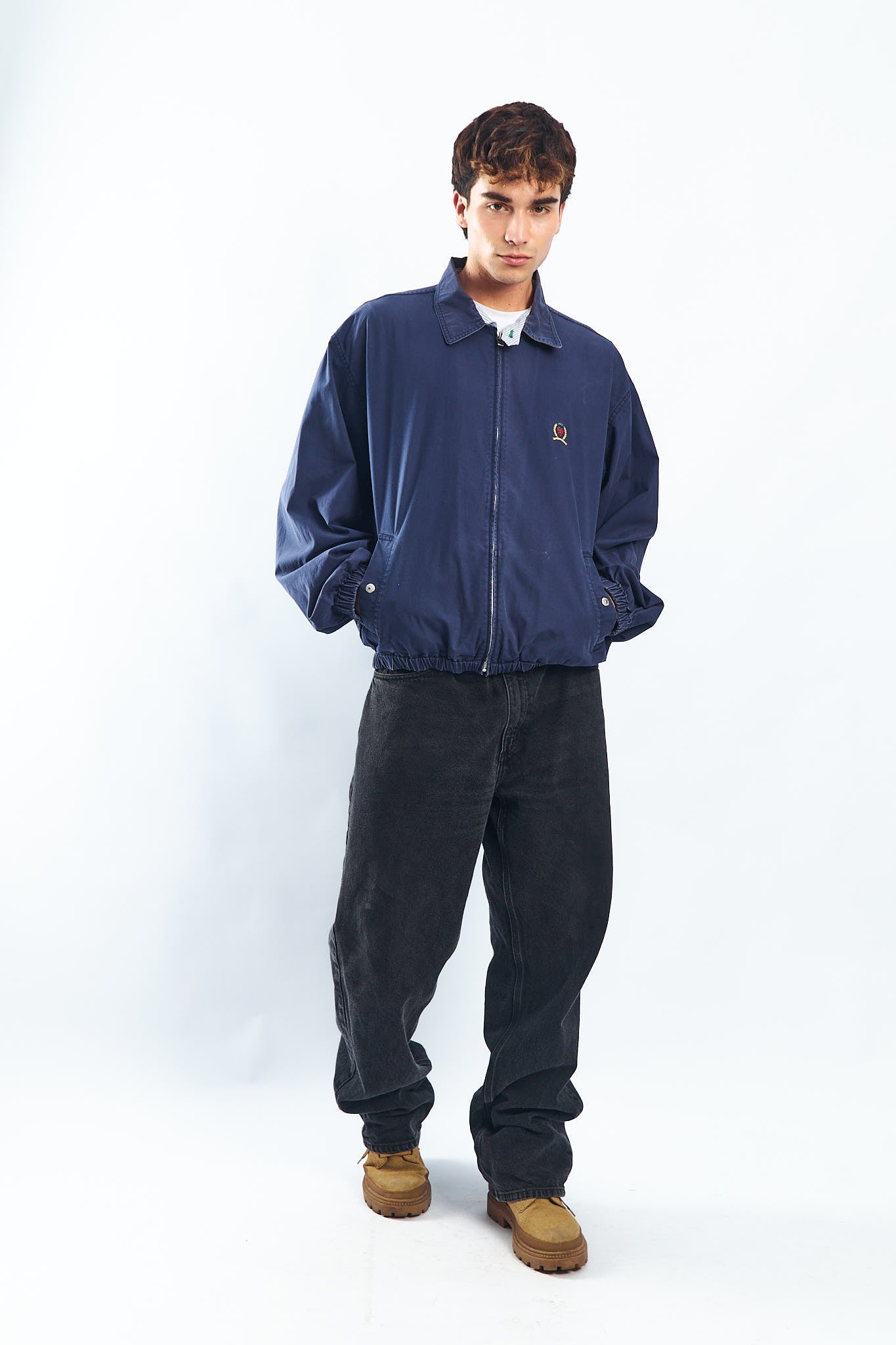 1990 Tommy Vintage Lion Harrington Jacket (L/XL)