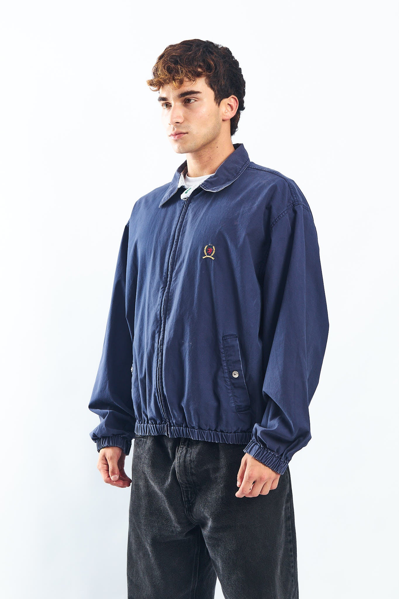 1990 Tommy Vintage Lion Harrington Jacket (L/XL)