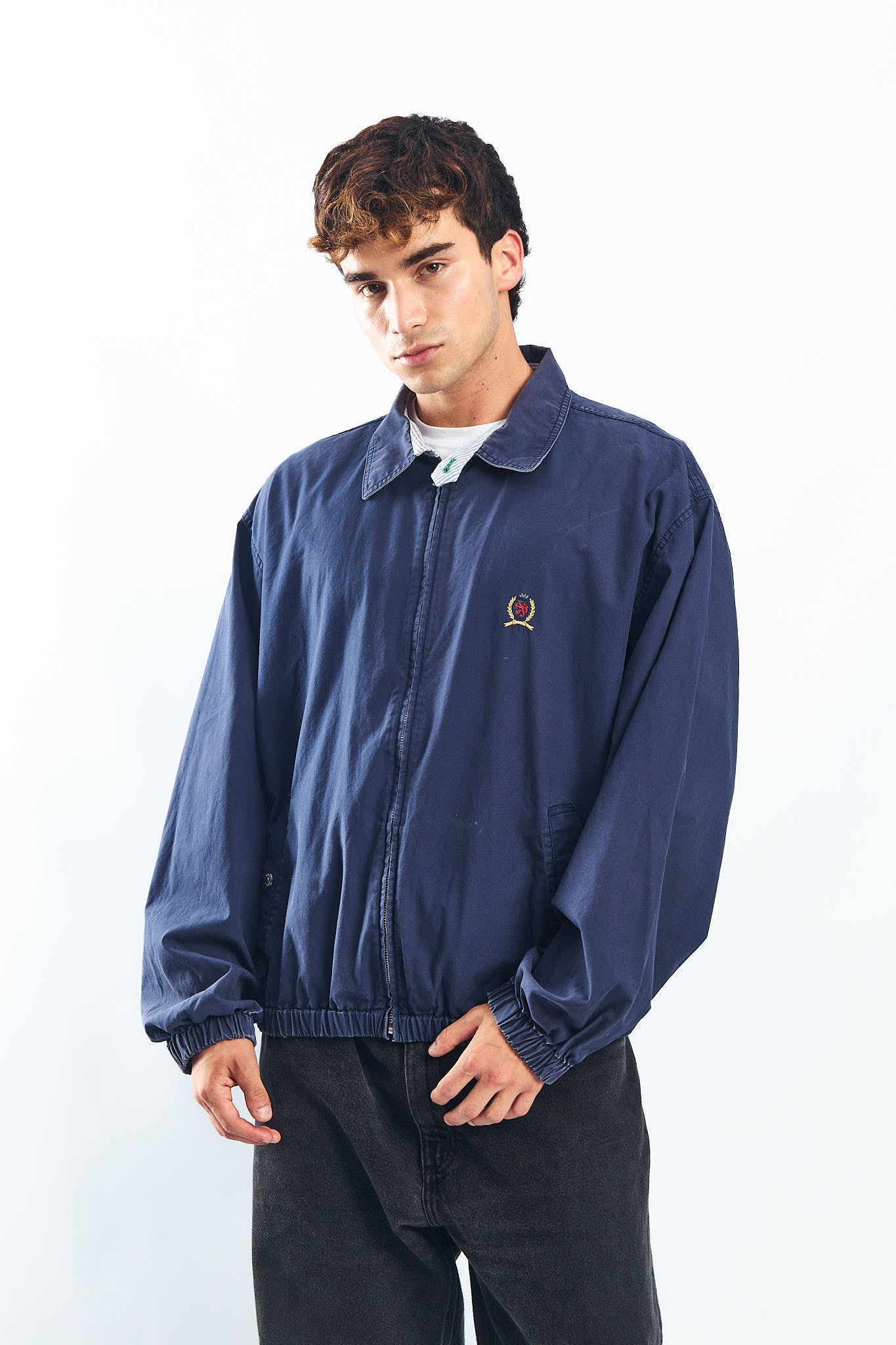 1990 Tommy Vintage Lion Harrington Jacket (L/XL)