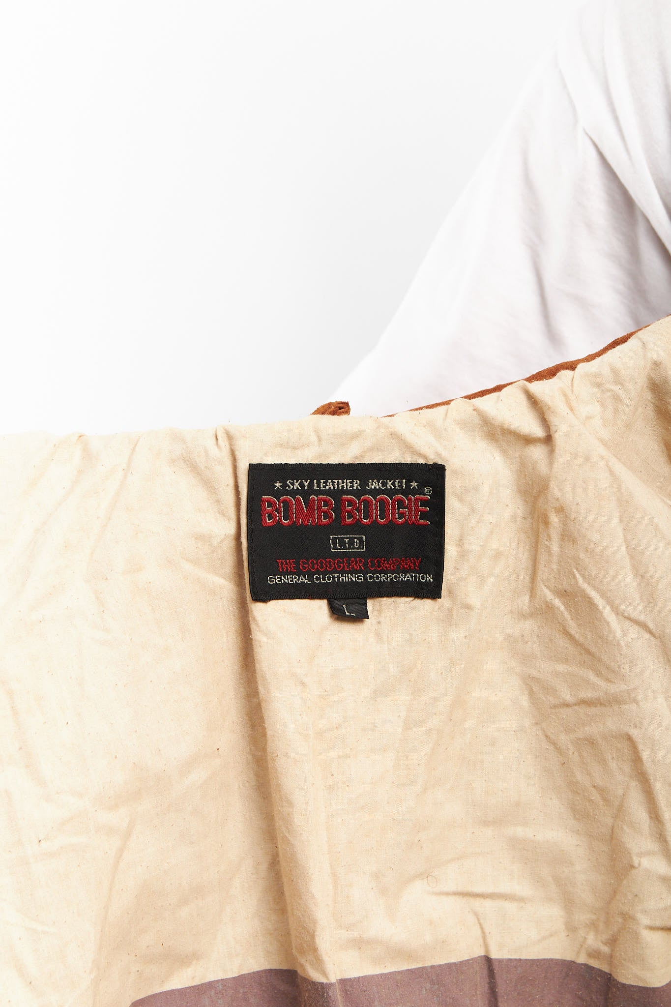1990 Bomb Boogie Suede Boxy Leather Jacket (S)