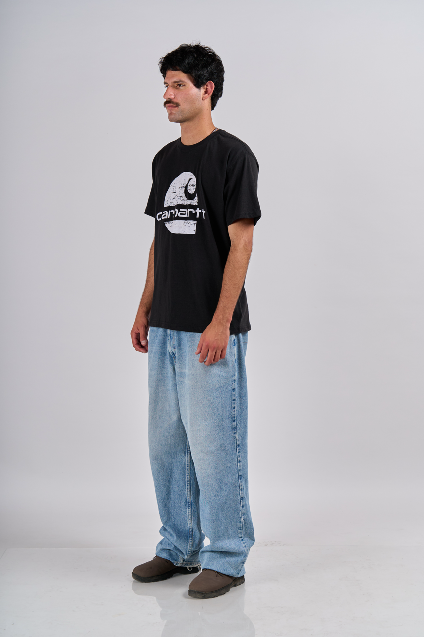 Carhartt Big Logo Black T-shirt (L/XL)