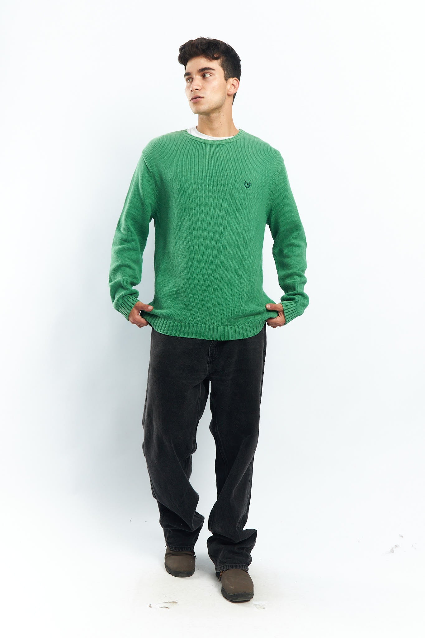 2000 Chaps Heavy Cotton Sweater (L/XL)