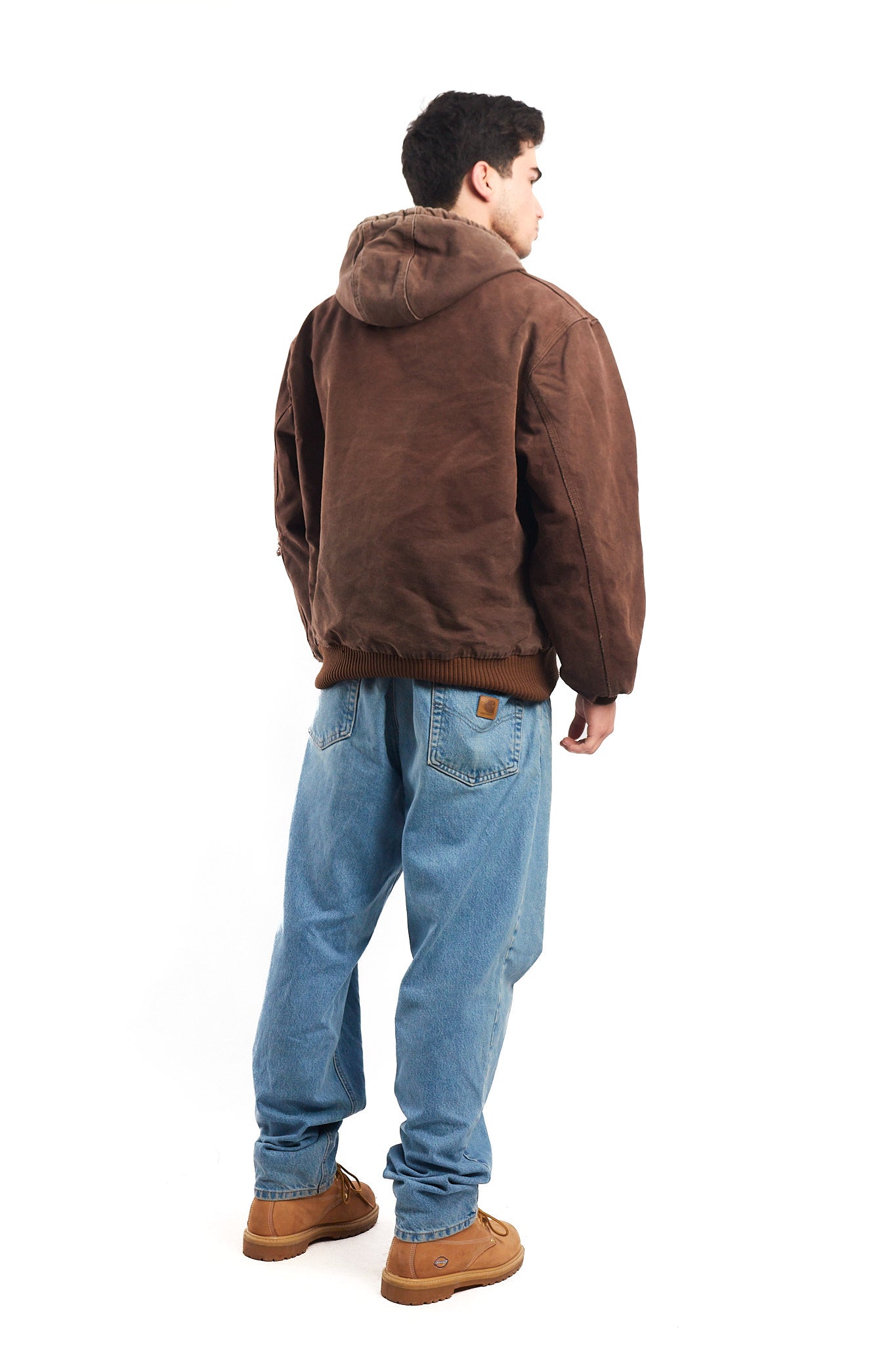 Vintage Carhartt J140 Faded Brown Duck Active Jacket (M/L)