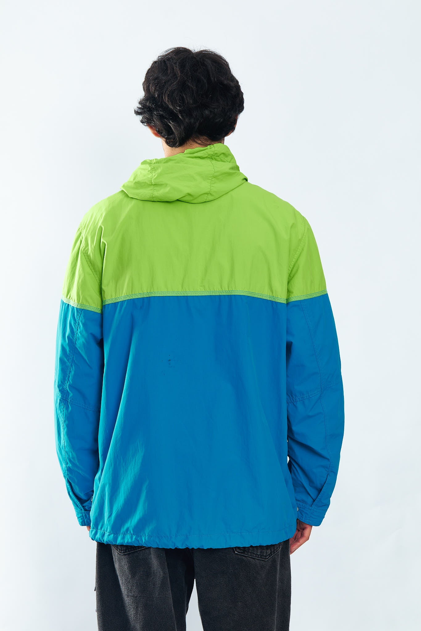2000 Nautica Jeans Co. Colorblock Quarter Zip (L/XL)