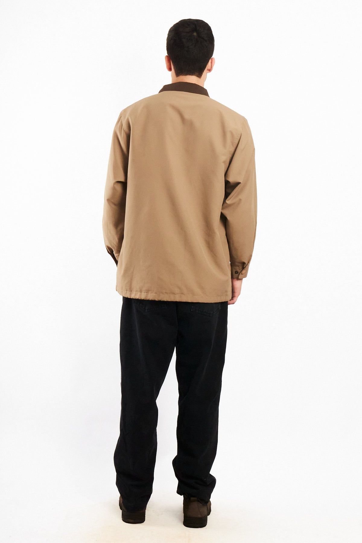 2000 Vintage Balenciaga Brown Collar Harrington (M/L)
