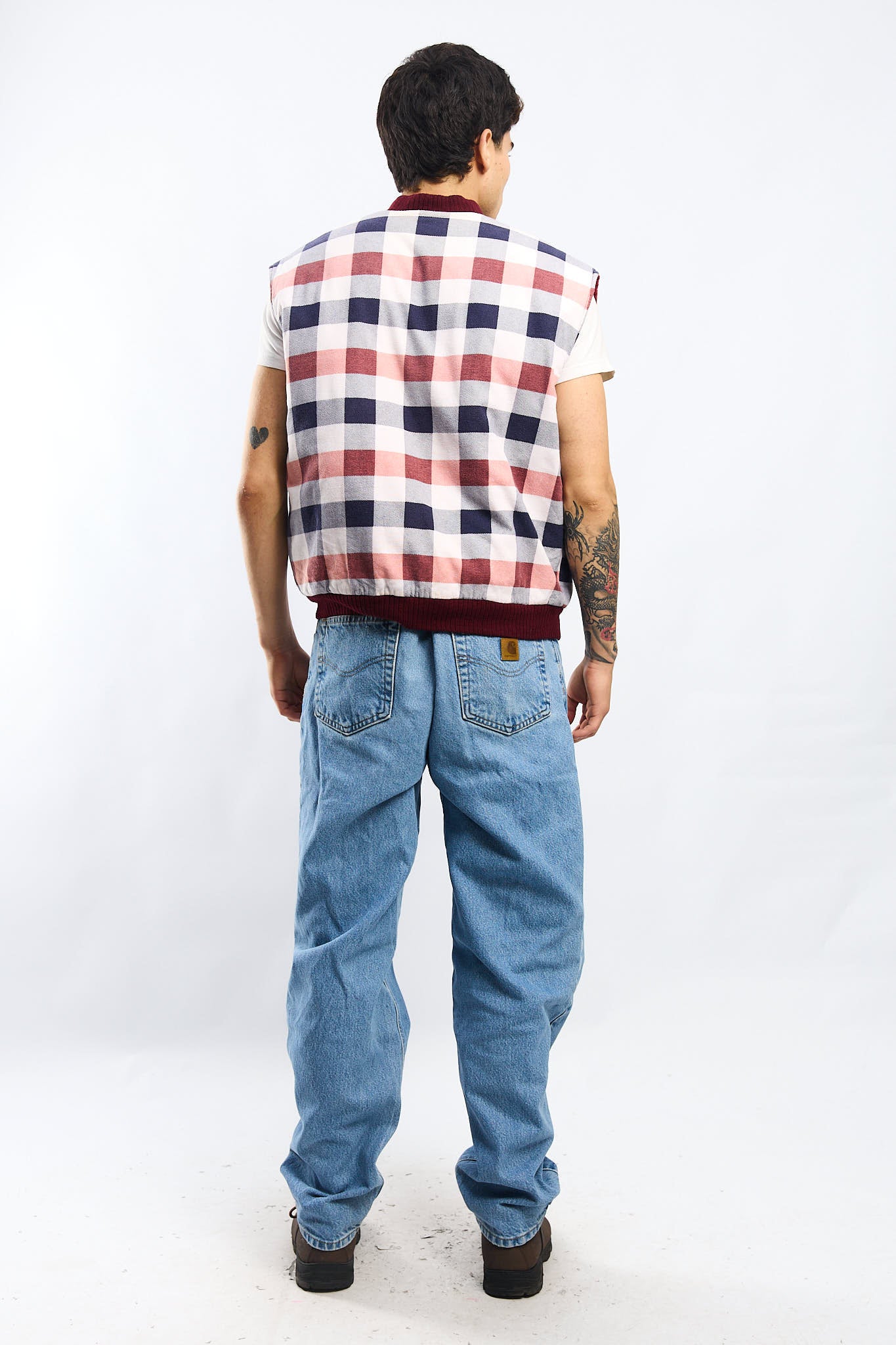 Vintage Dickies Tartan Vest (M/L)