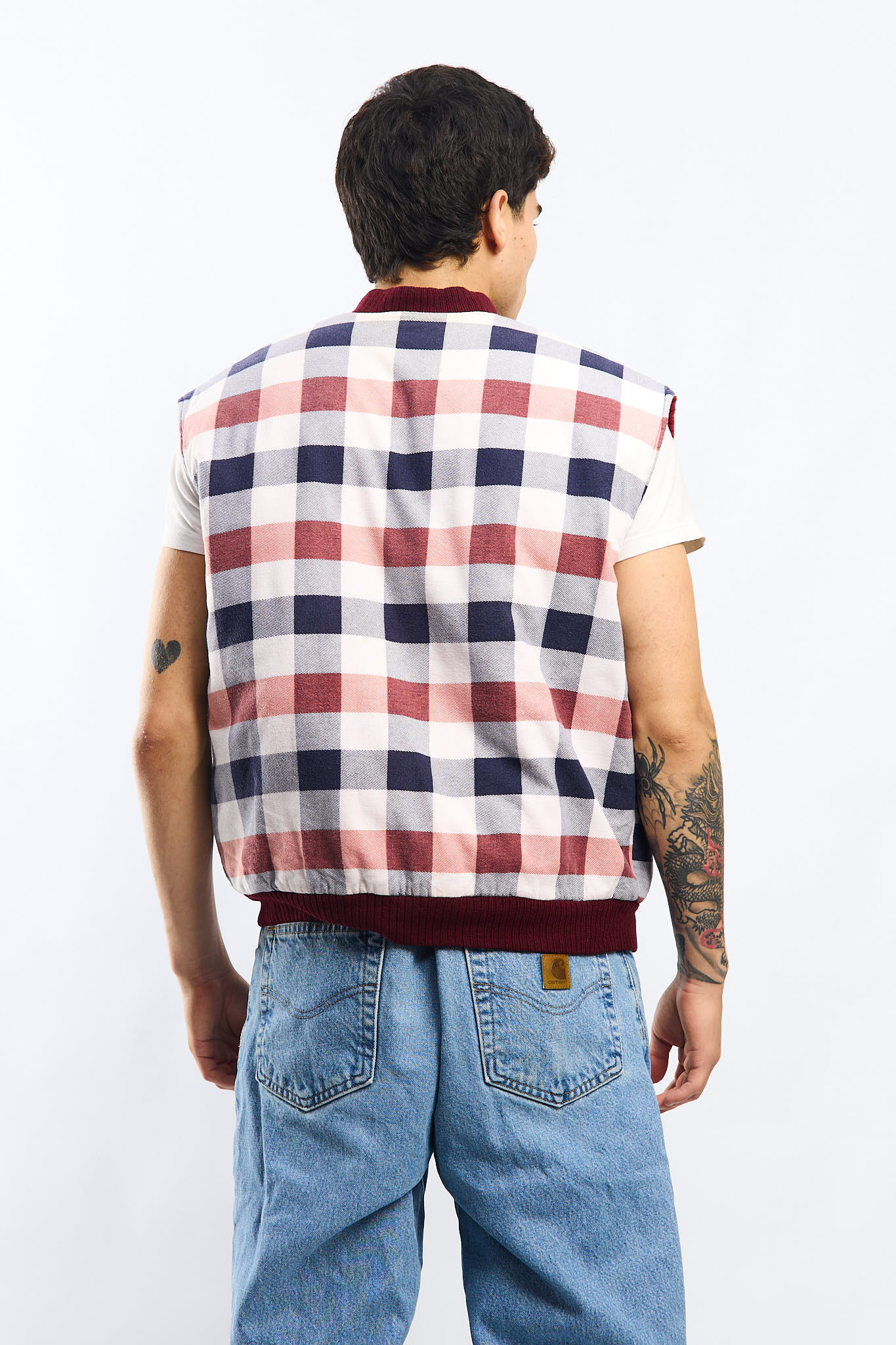 Vintage Dickies Tartan Vest (M/L)