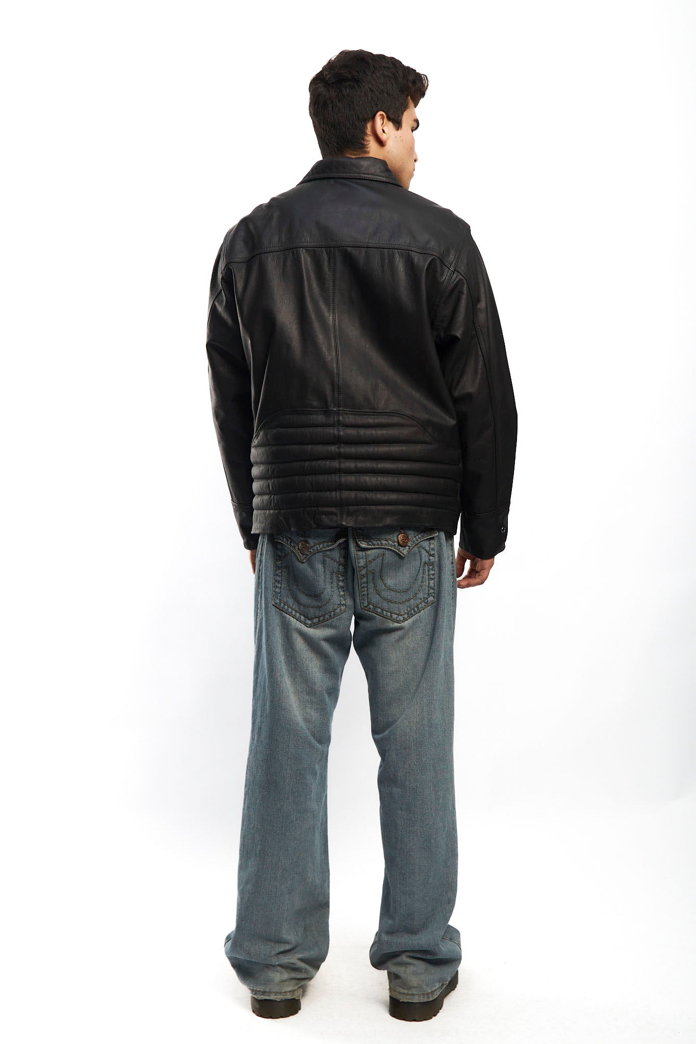 2000 Wilson x M Julian Moto Leather Cafe Racer Jacket(M/L)