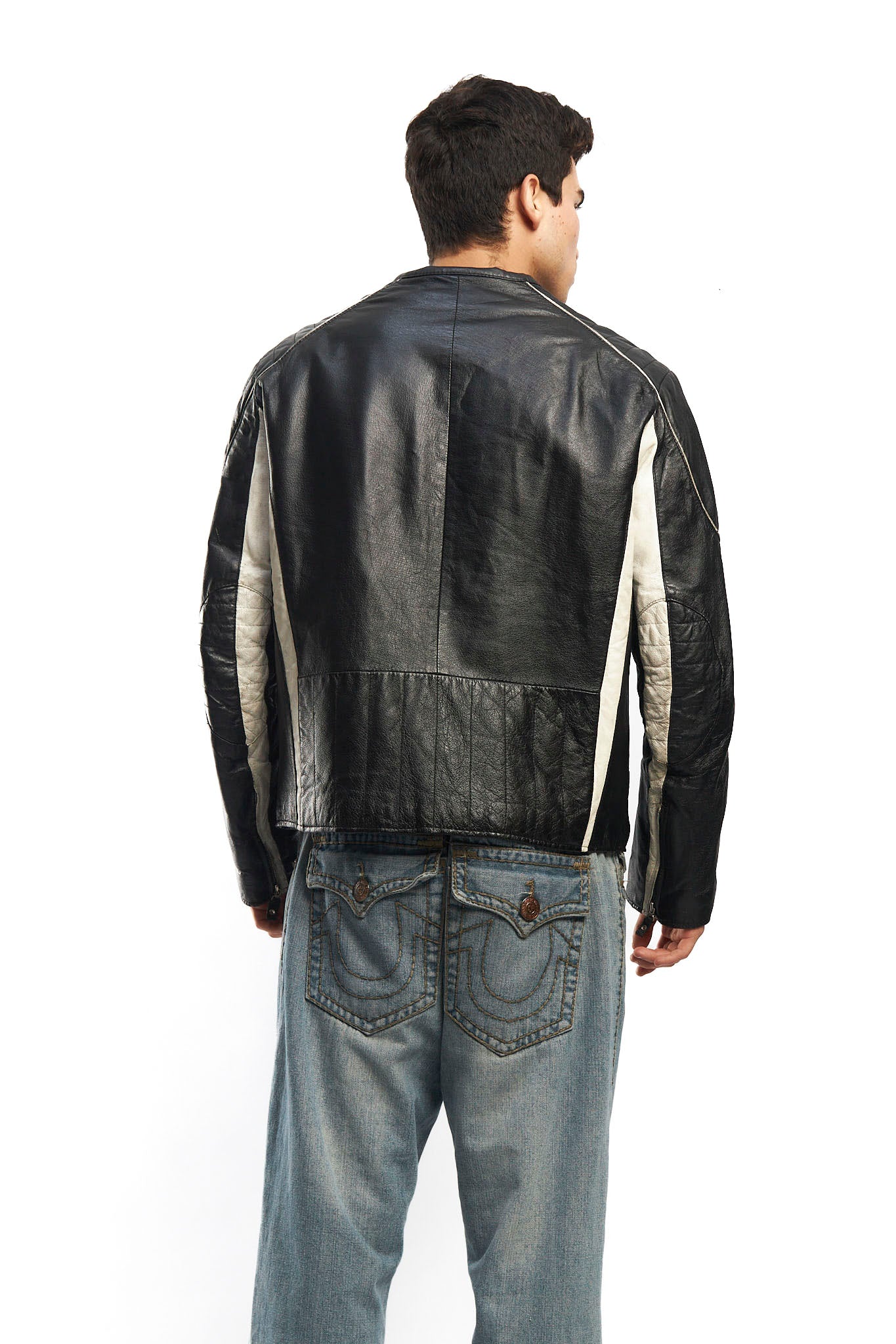 2000 Wilson x M Julian Moto Leather Cafe Racer Jacket(M/L)