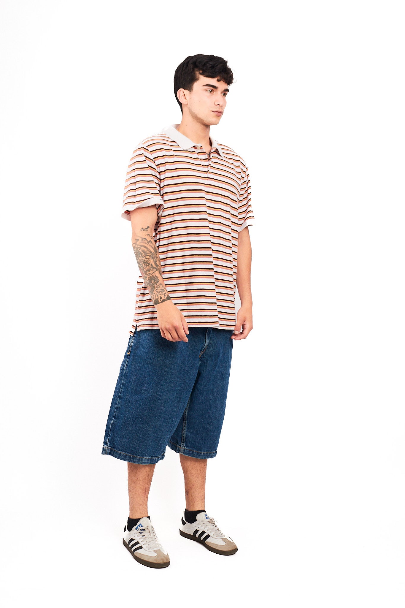 2000 GAP Striped Polo Shirt (L/XL)