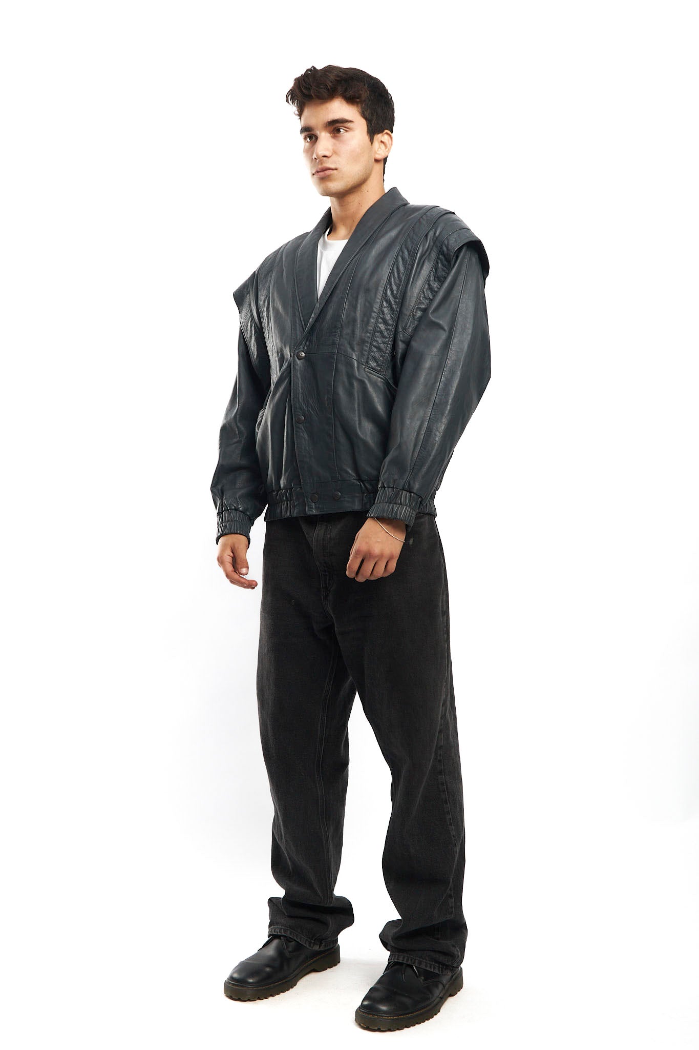 1990 Renzo Costa Leather Bomber Jacket (M/L)