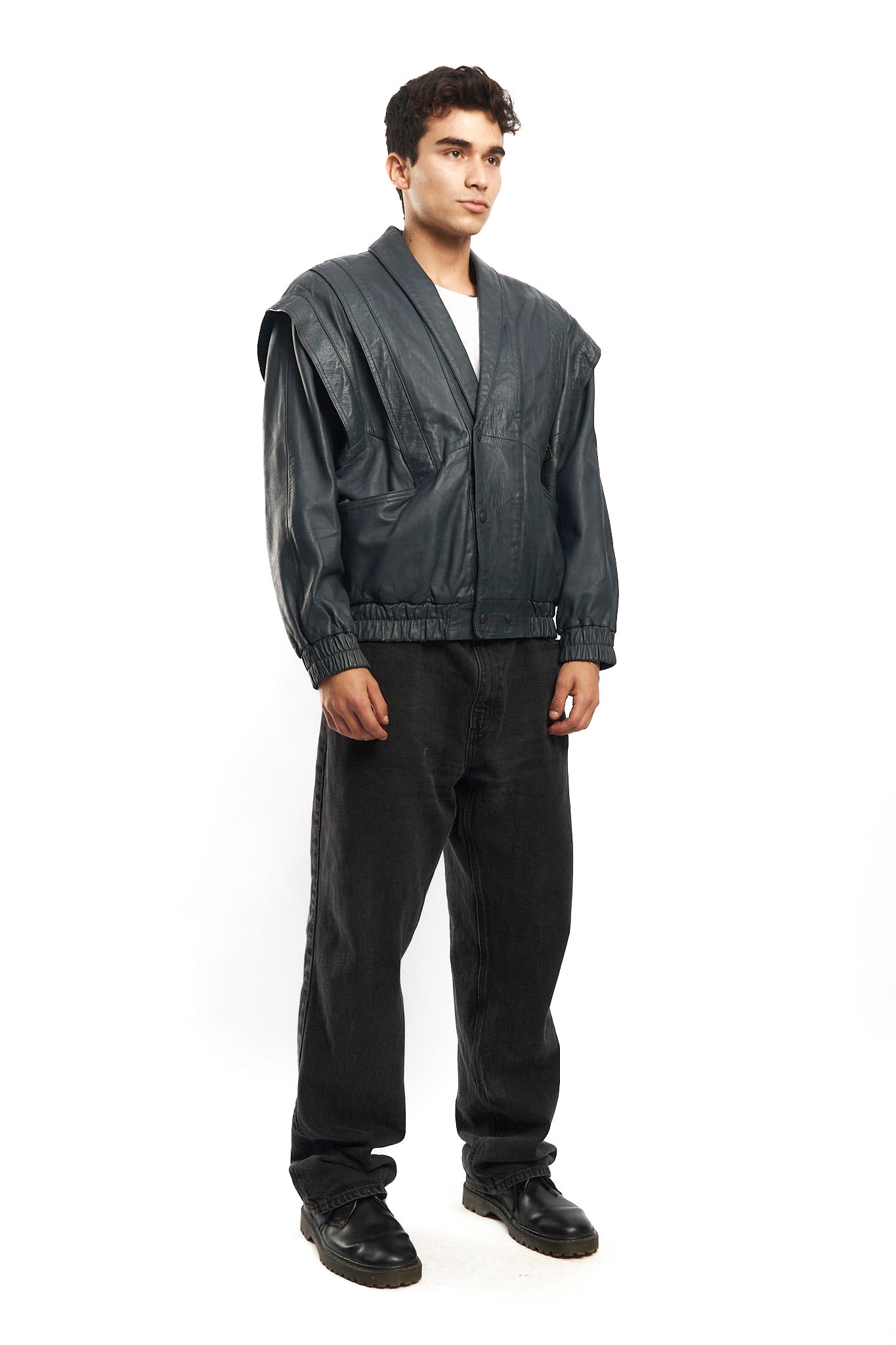 1990 Renzo Costa Leather Bomber Jacket (M/L)