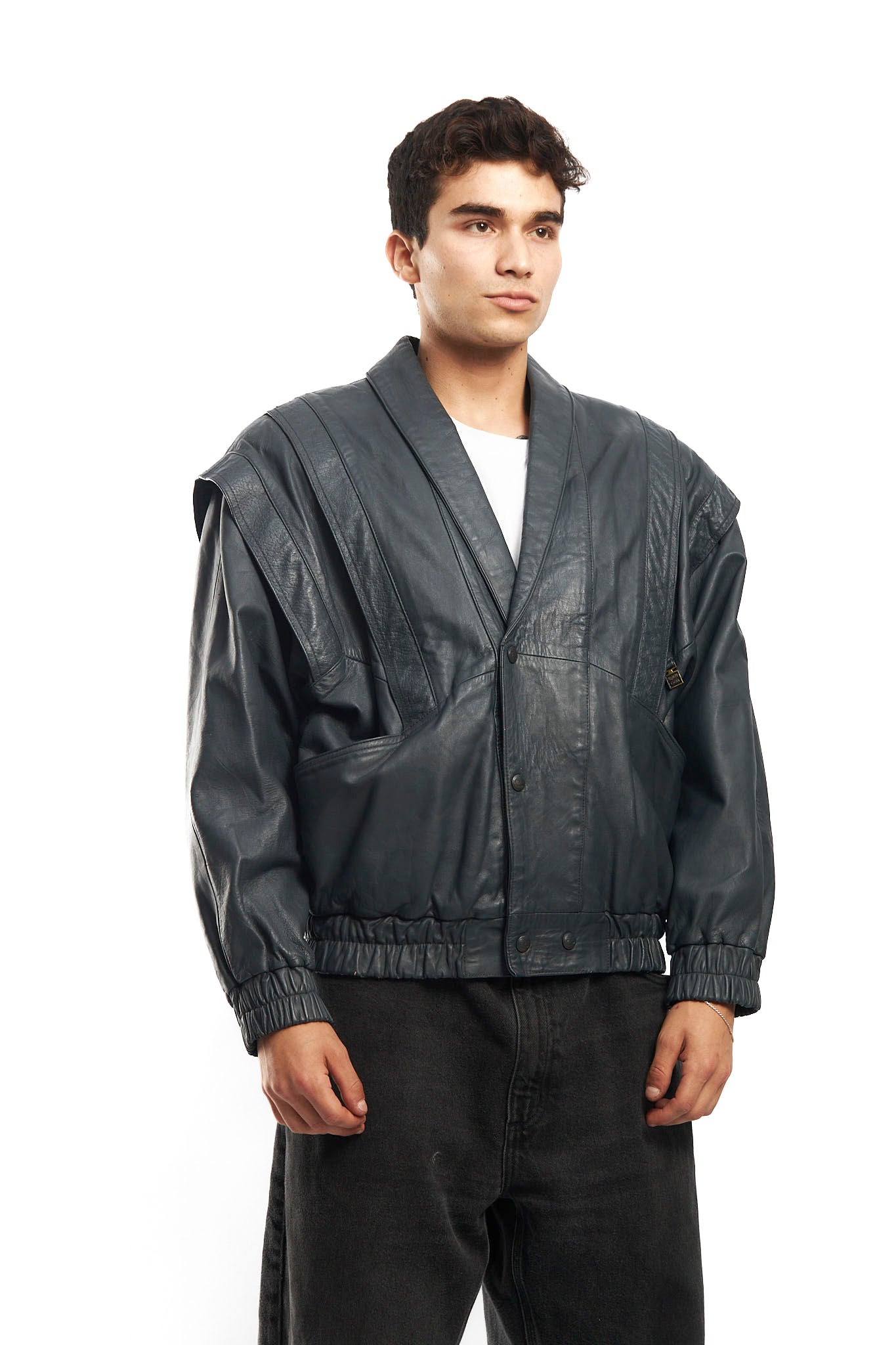 1990 Renzo Costa Leather Bomber Jacket (M/L)