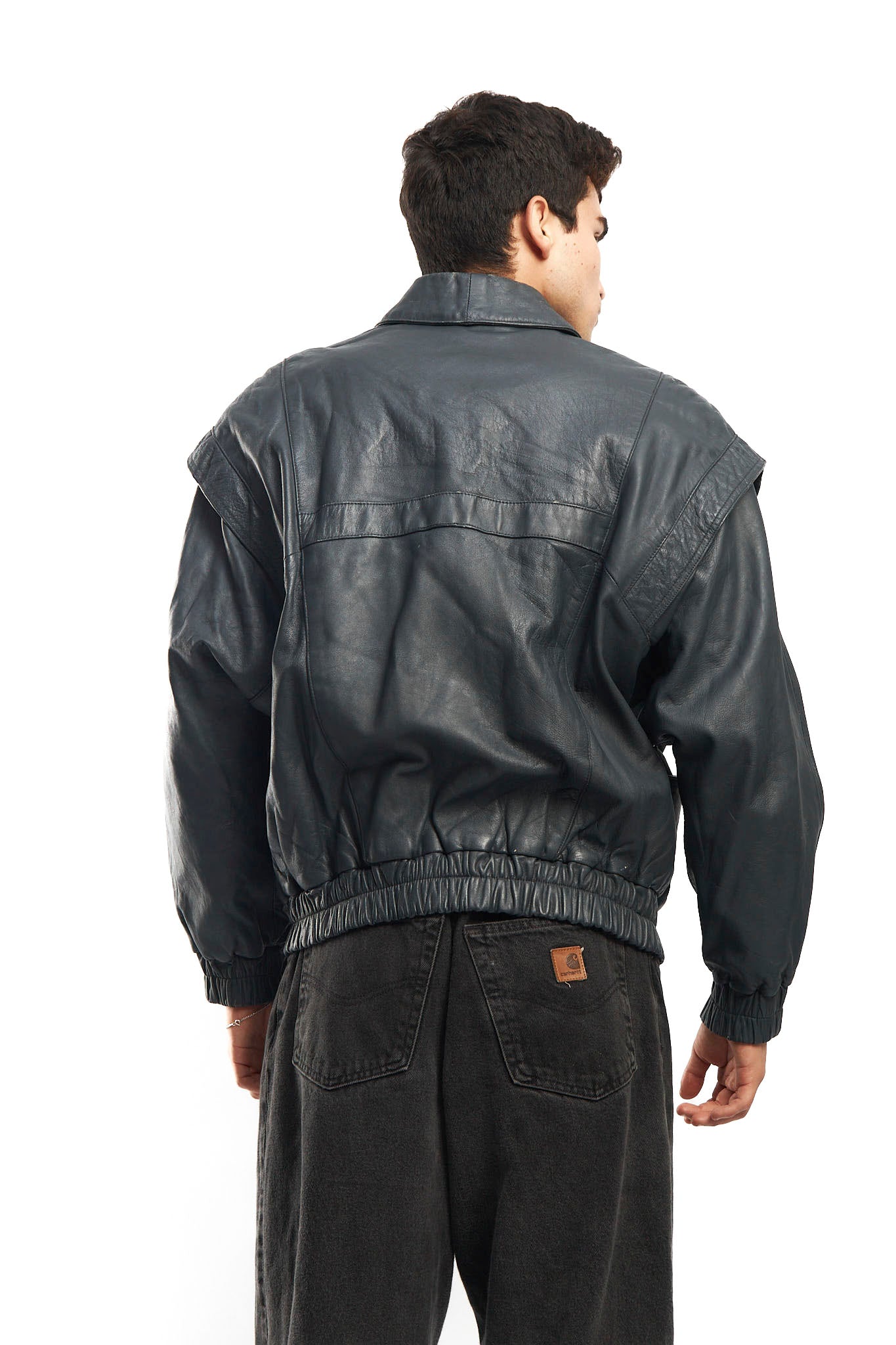 1990 Renzo Costa Leather Bomber Jacket (M/L)