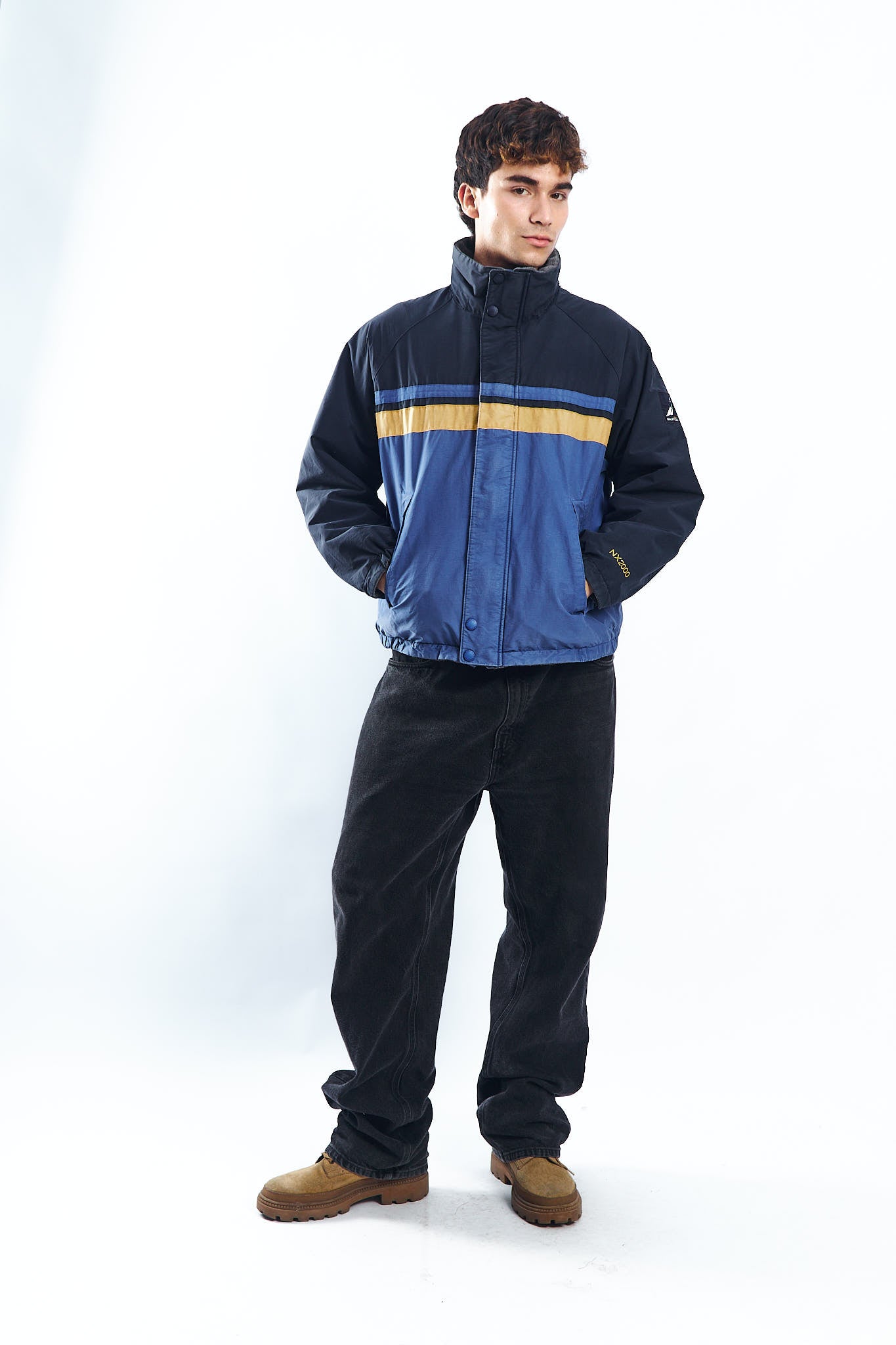 2000 Nautica Reversible Winter Jacket + Sherpa Jacket (M)