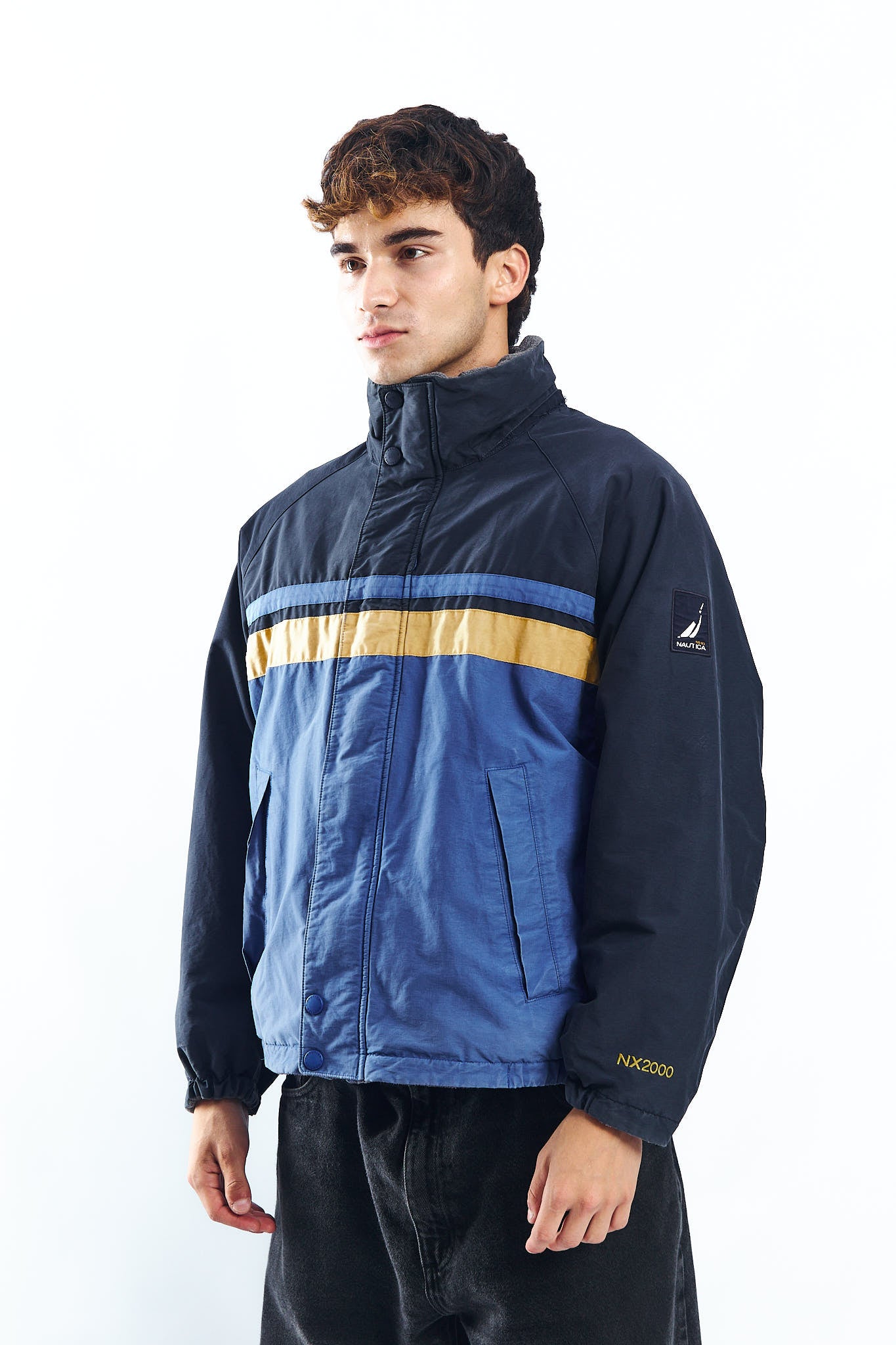 2000 Nautica Reversible Winter Jacket + Sherpa Jacket (M)