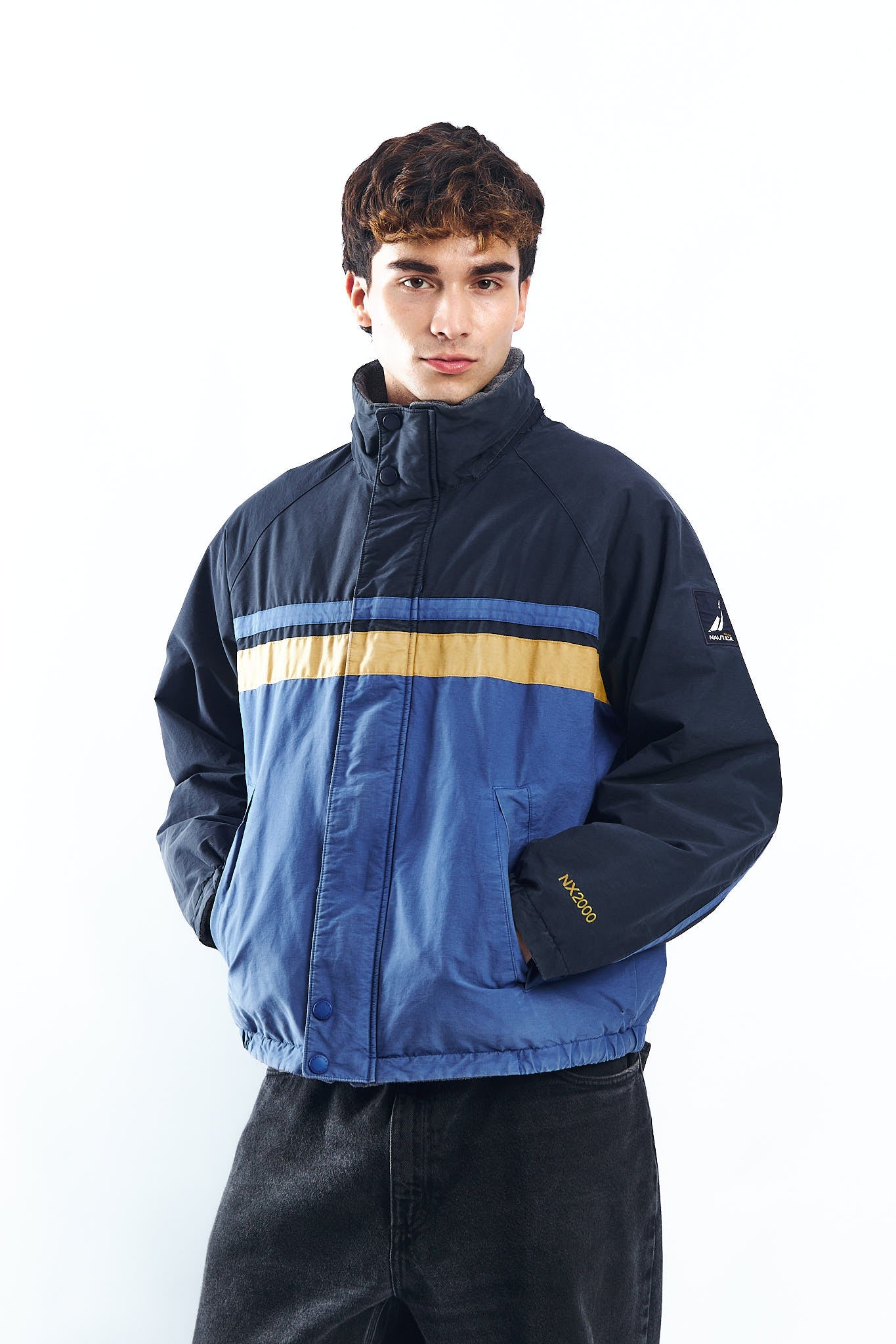 2000 Nautica Reversible Winter Jacket + Sherpa Jacket (M)