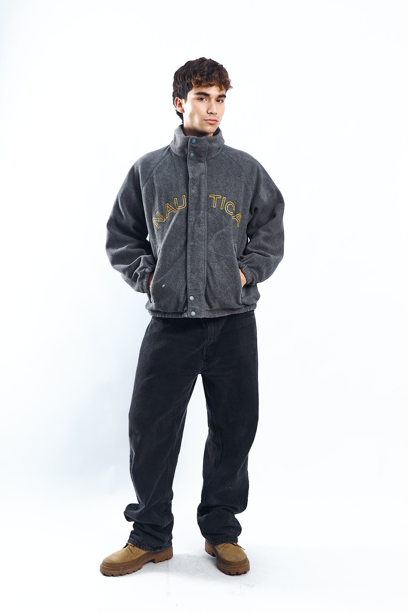 2000 Nautica Reversible Winter Jacket + Sherpa Jacket (M)