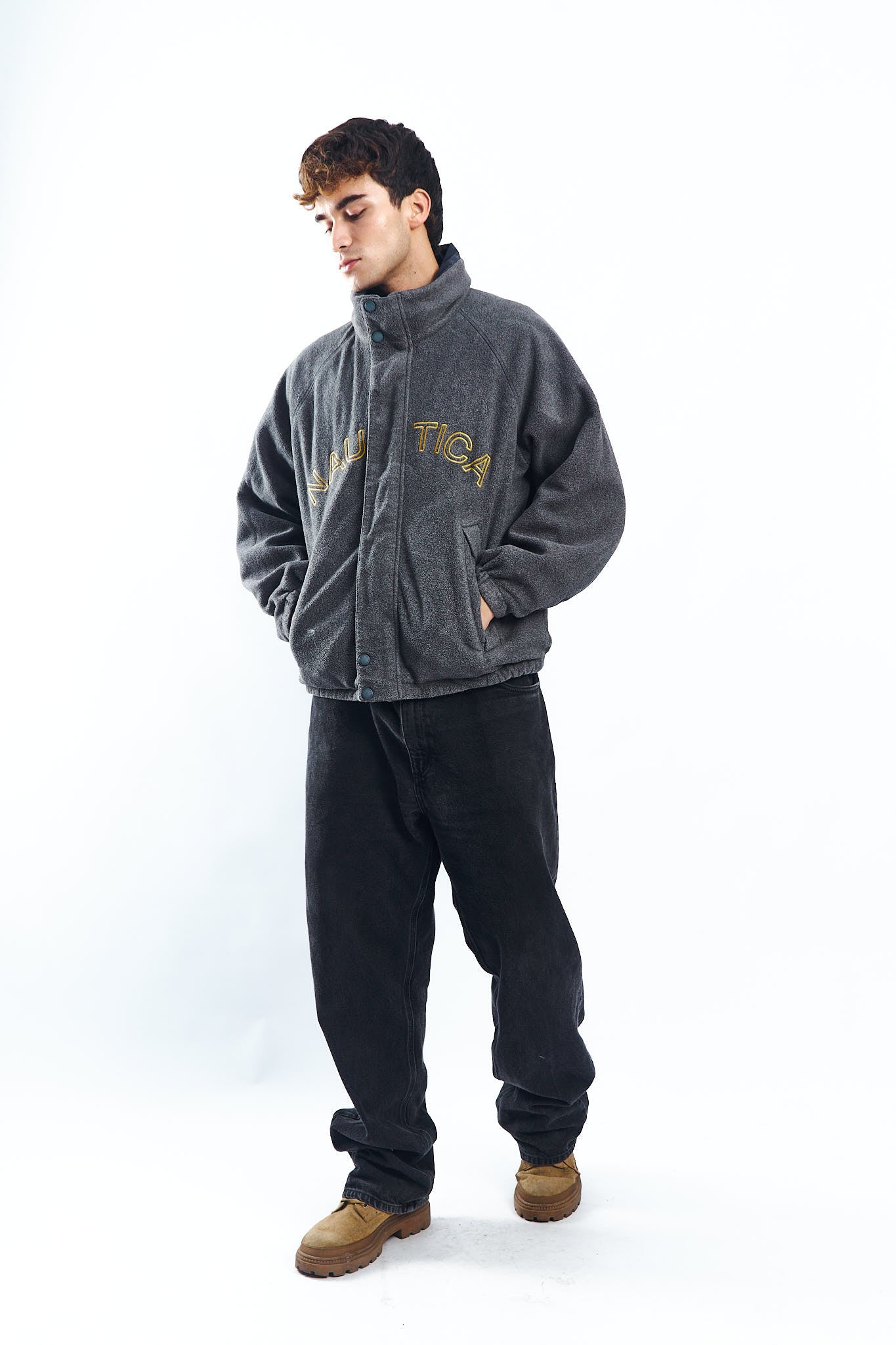 2000 Nautica Reversible Winter Jacket + Sherpa Jacket (M)
