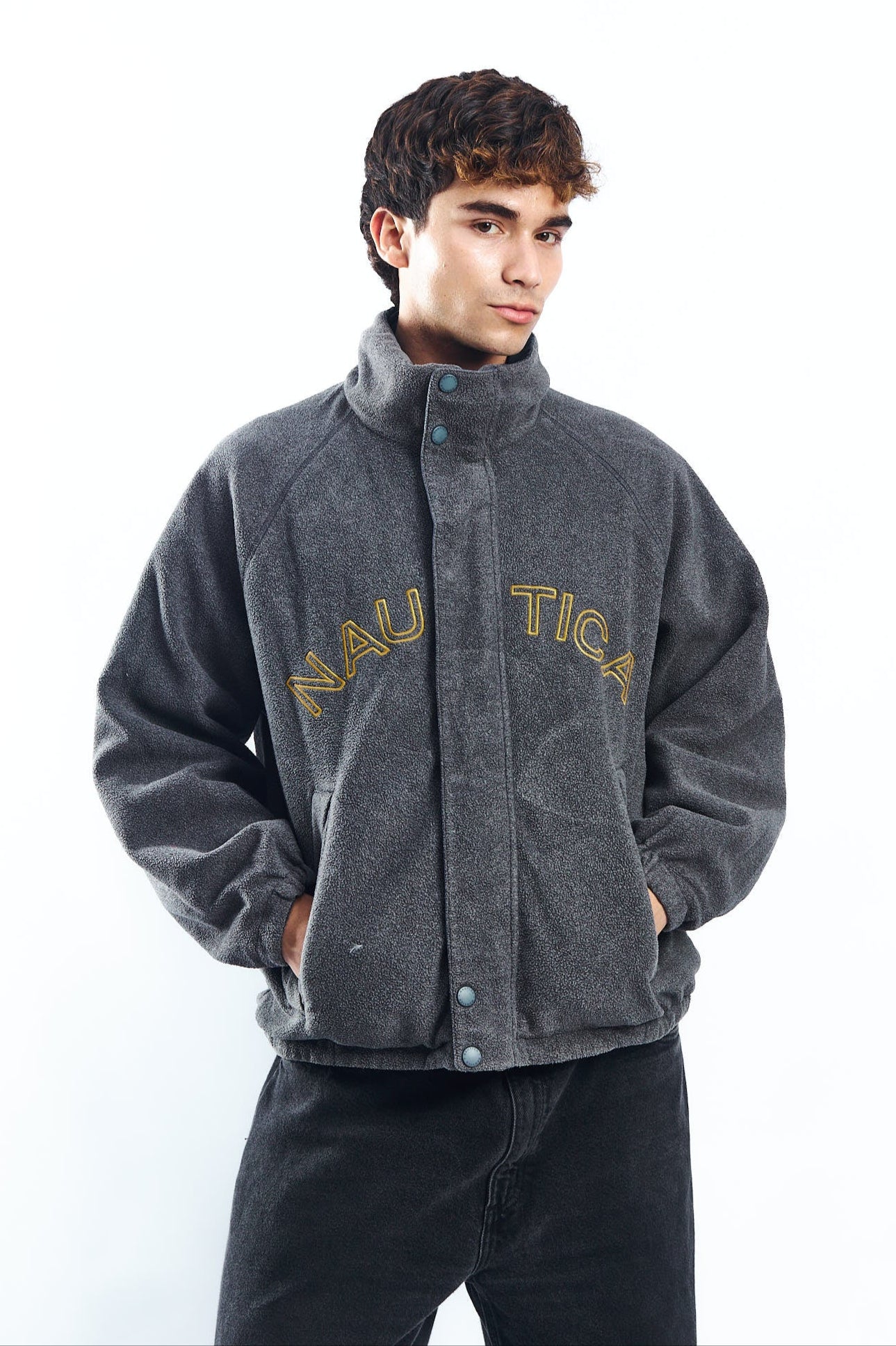 2000 Nautica Reversible Winter Jacket + Sherpa Jacket (M)