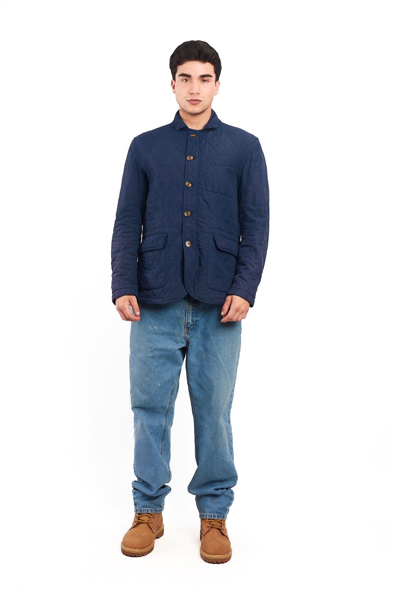 2000 La Martina Navy Puffer Coat (M/L)